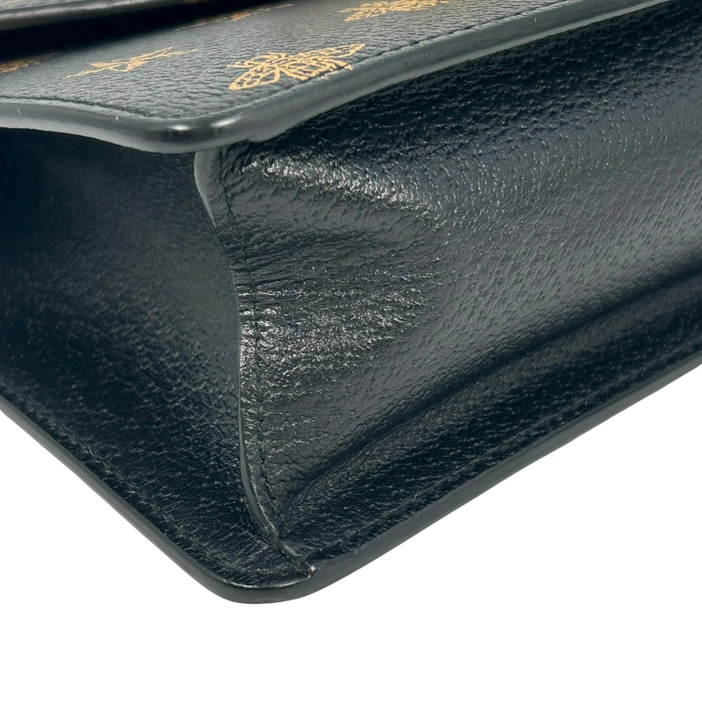 GUCCI Sylvie Web Line Hand Bag - Black