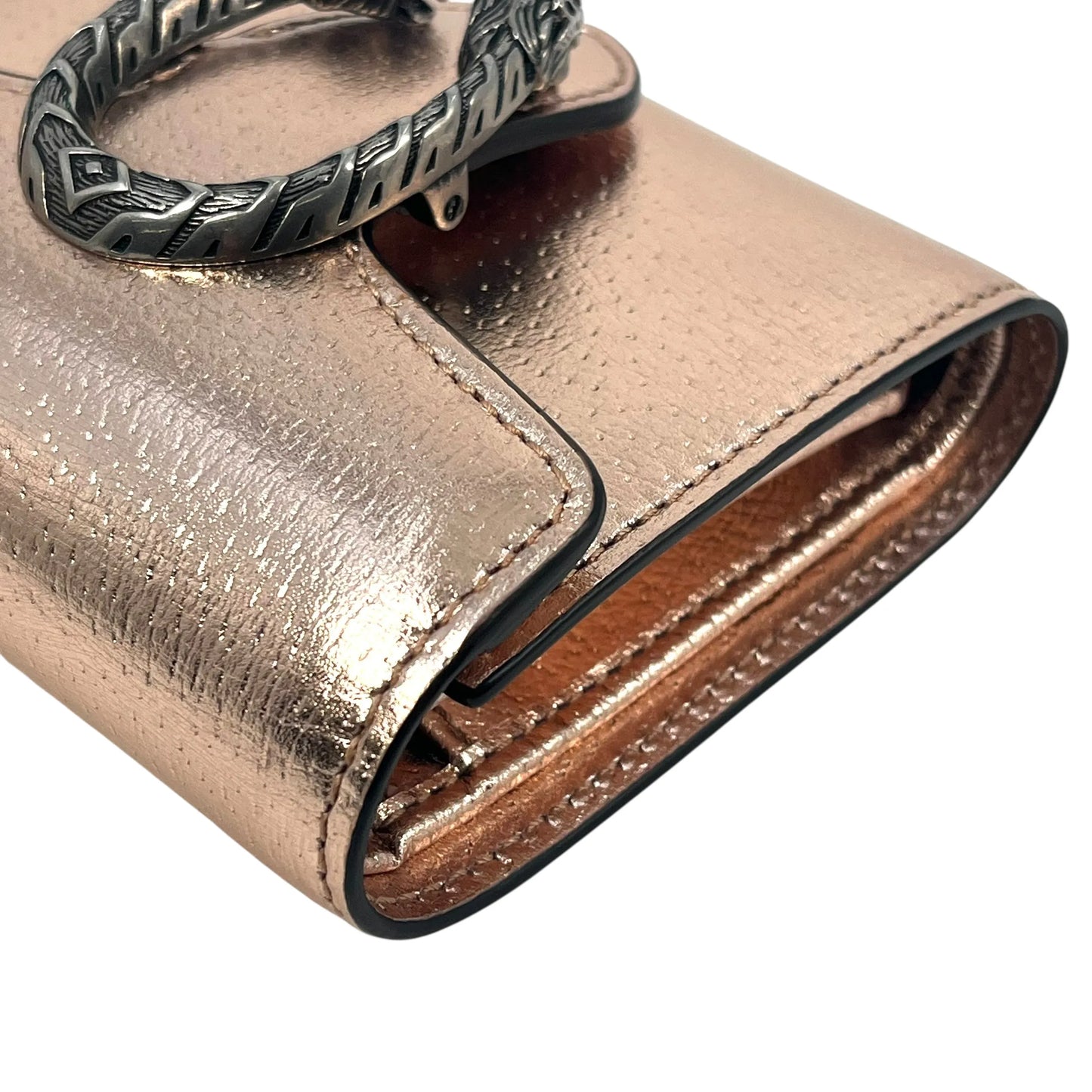 GUCCI Dionysus Compact Wallet - Pink Gold