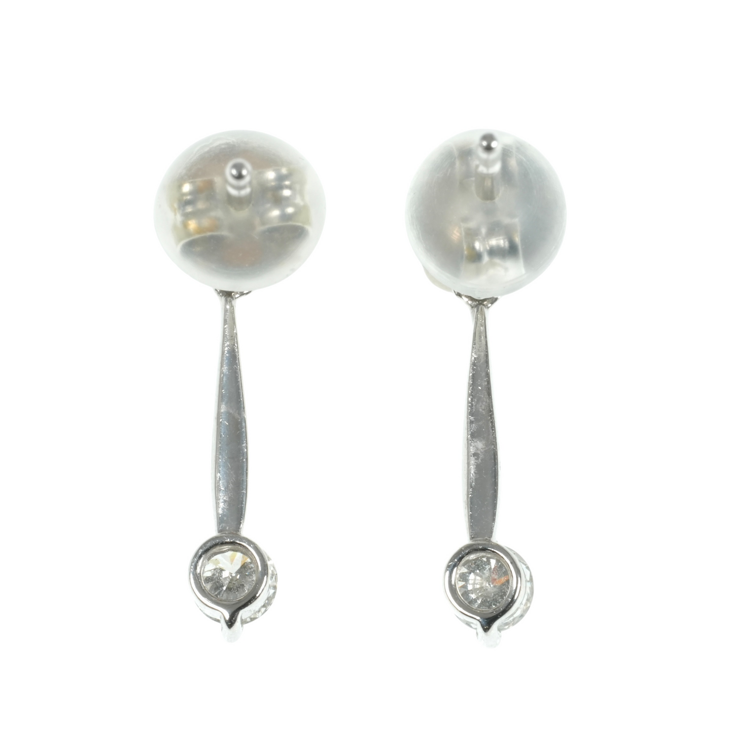 Pt900 Diamond Earring