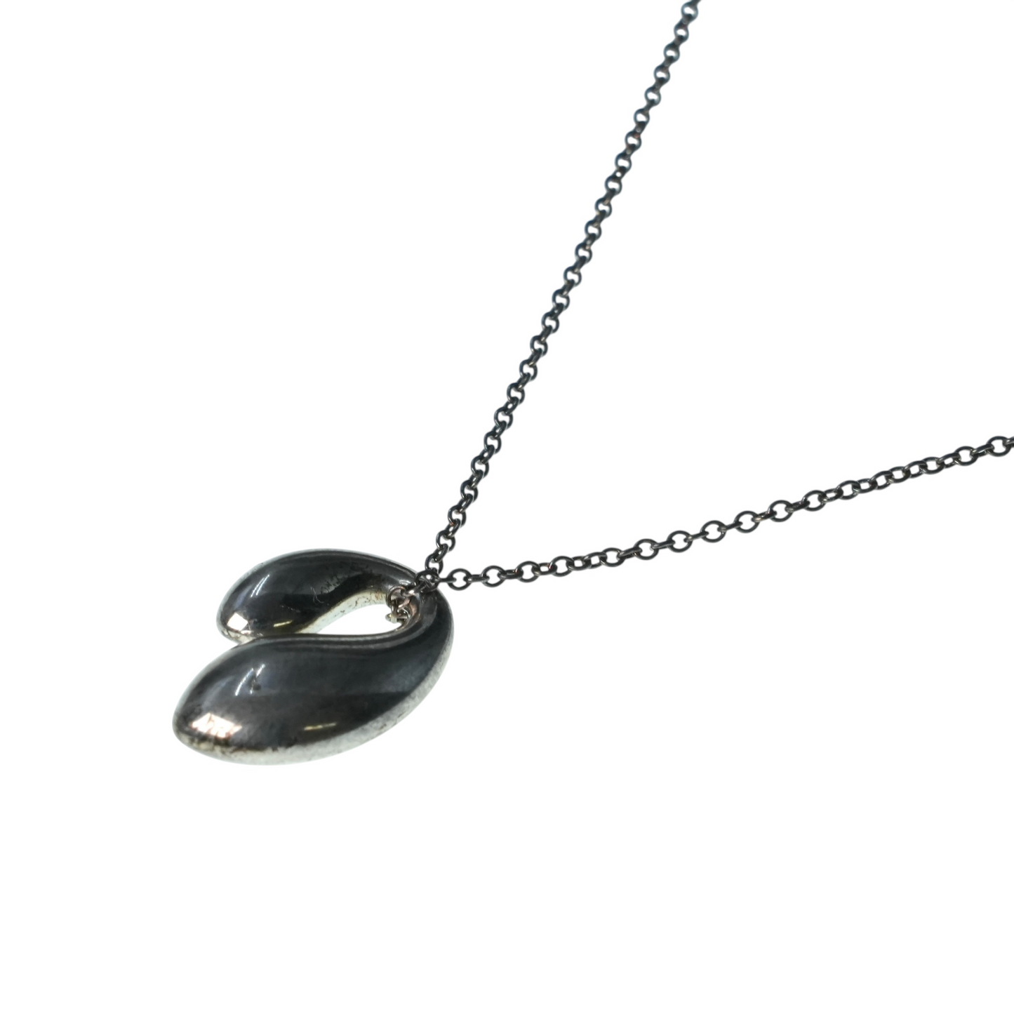 Tiffany Double Teardrop Pendant Necklace