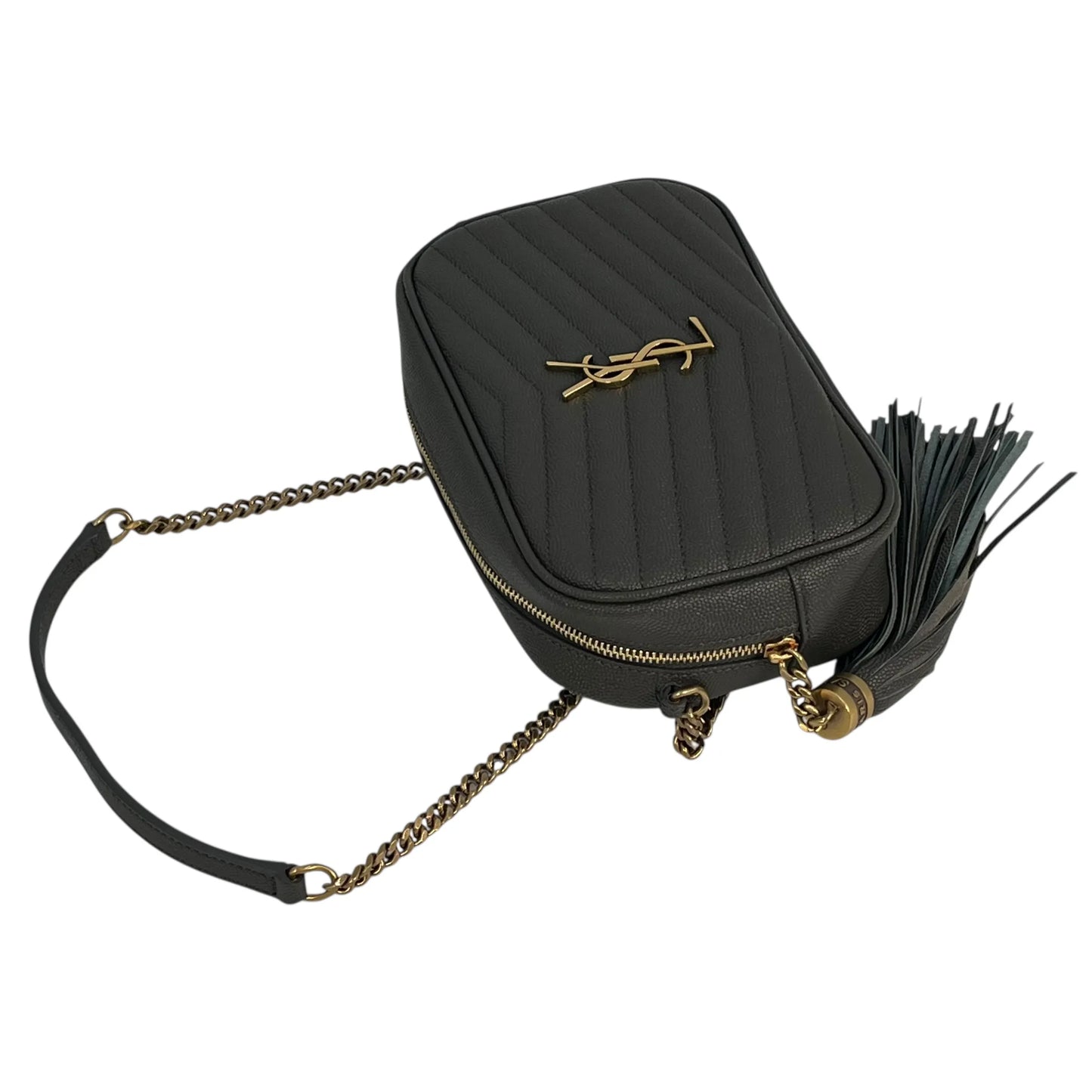 Saint Laurent Lou Mini Shoulder Bag - Darkgray