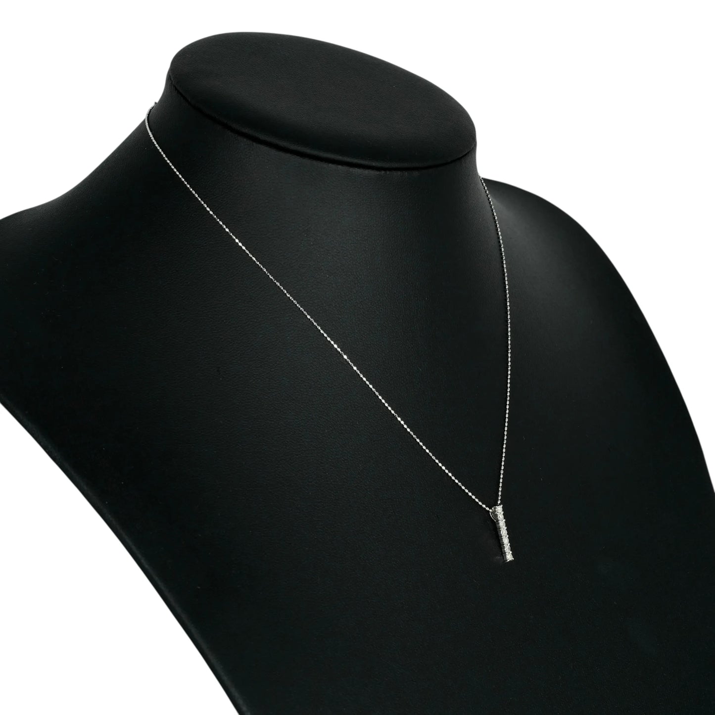 K14WG 7P Diamond Necklace