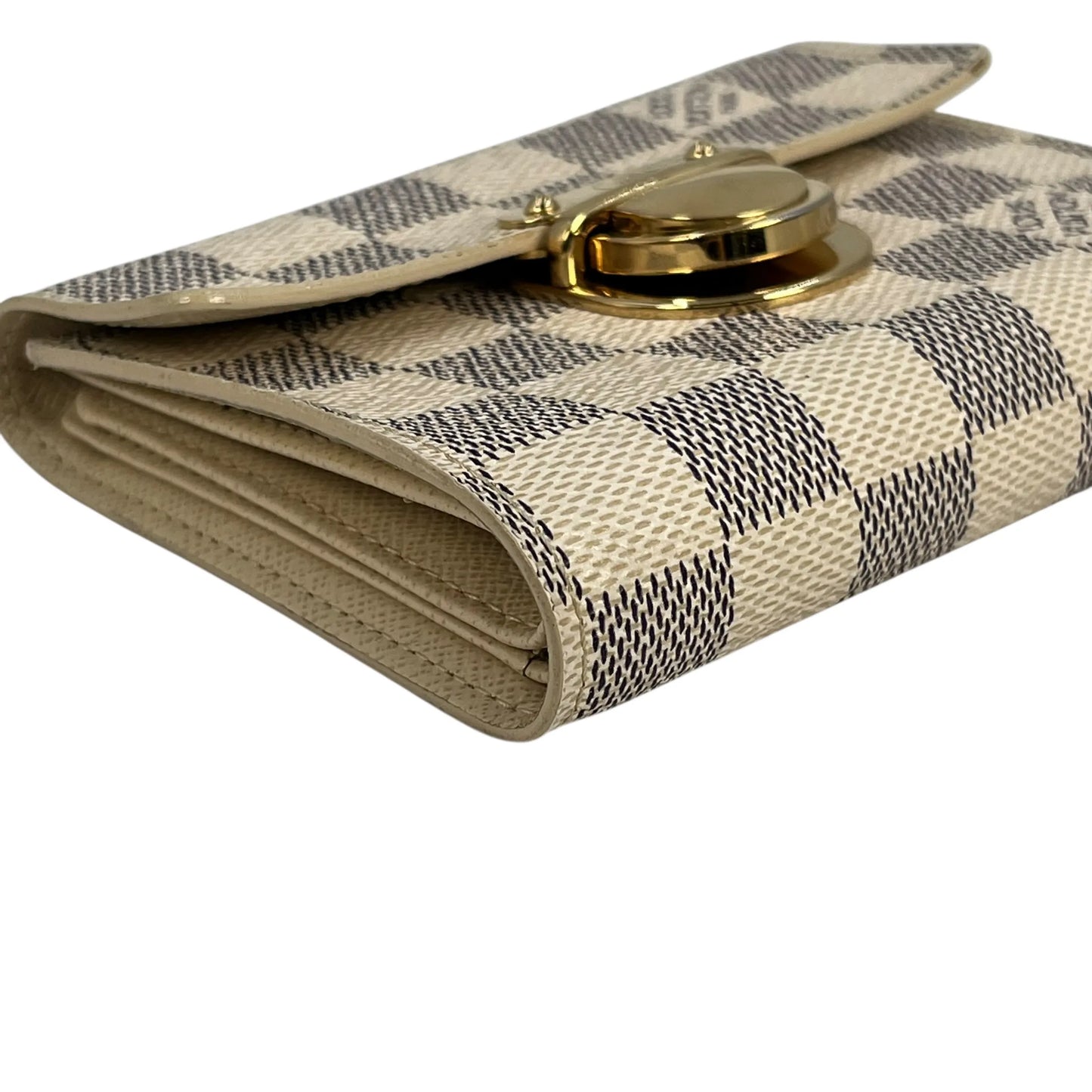Louis Vuitton Damier Portefeuille Koala Compact Wallet - White