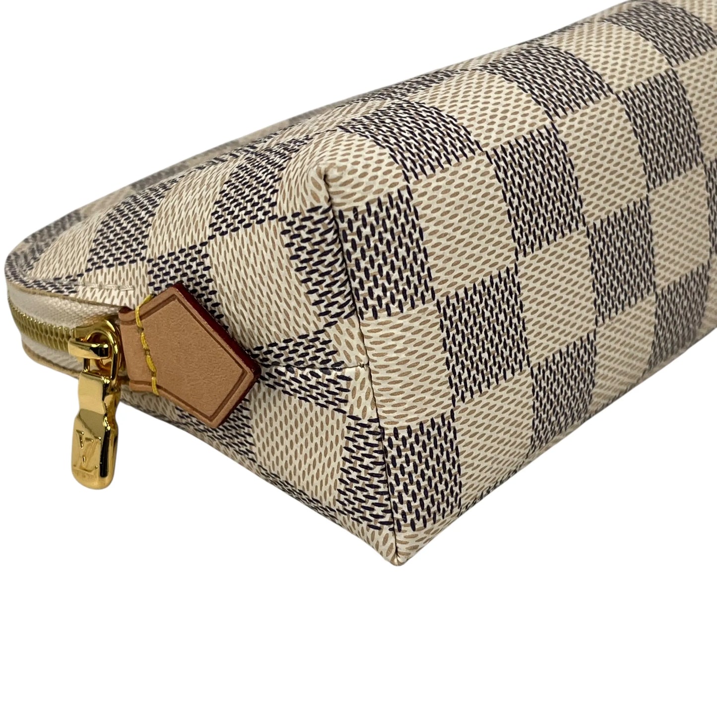 Louis Vuitton Damier Azur Pochette Cosmetic Pouch - White