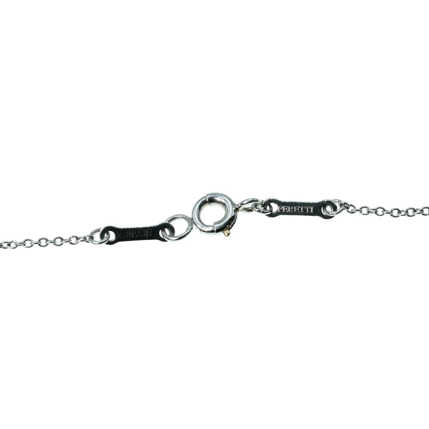 Tiffany Bean Design Diamond Pendant Necklace Pt950