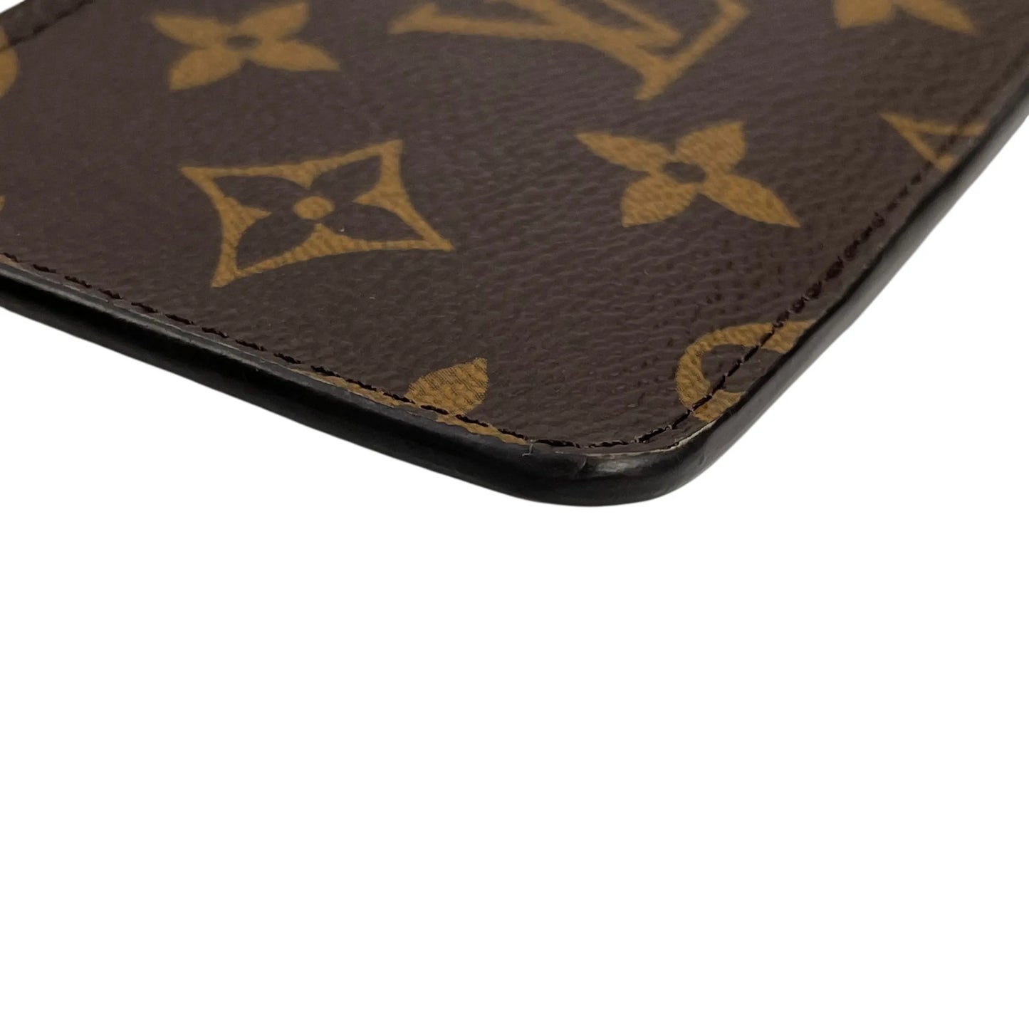 Louis Vuitton Monogram Porte Cartes Rommy Card Case - Brown