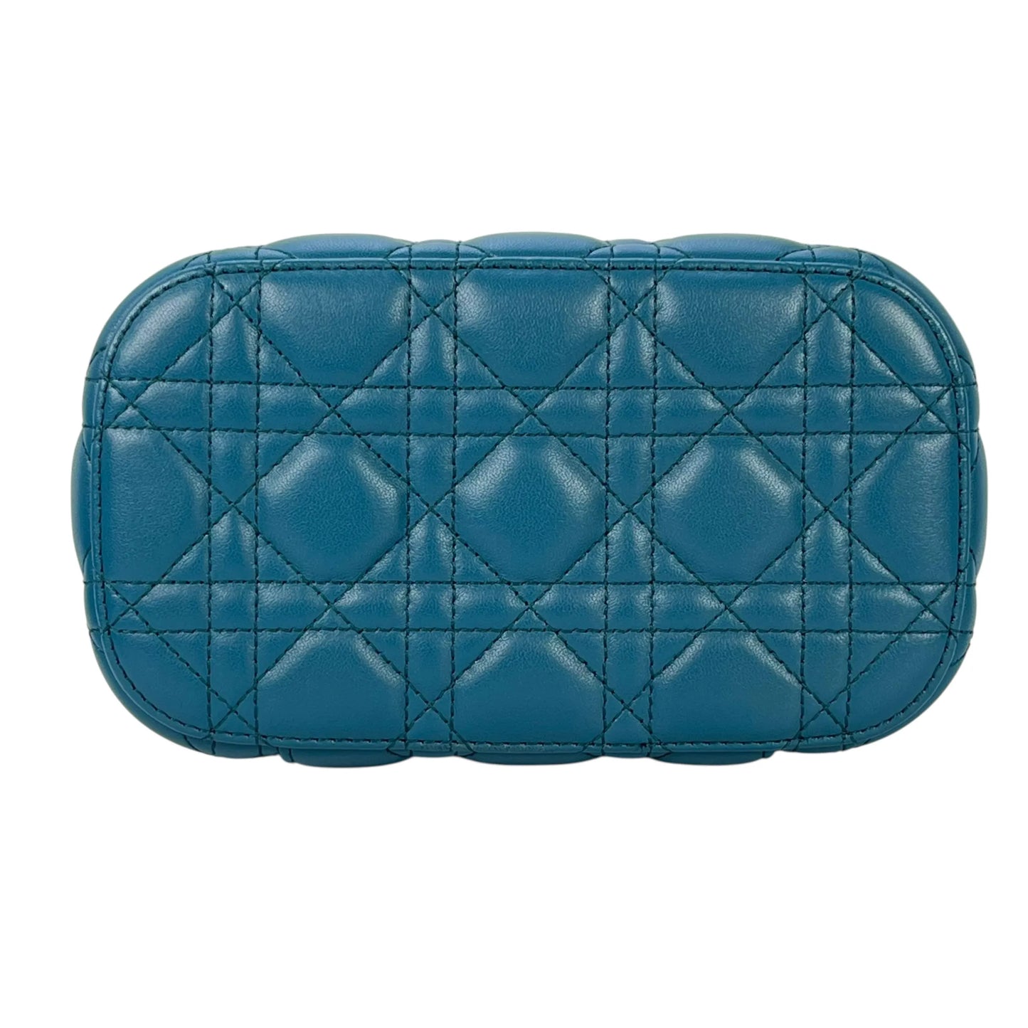 Dior Small Travel Vanity Hand Bag Shoulder Bag - Blue