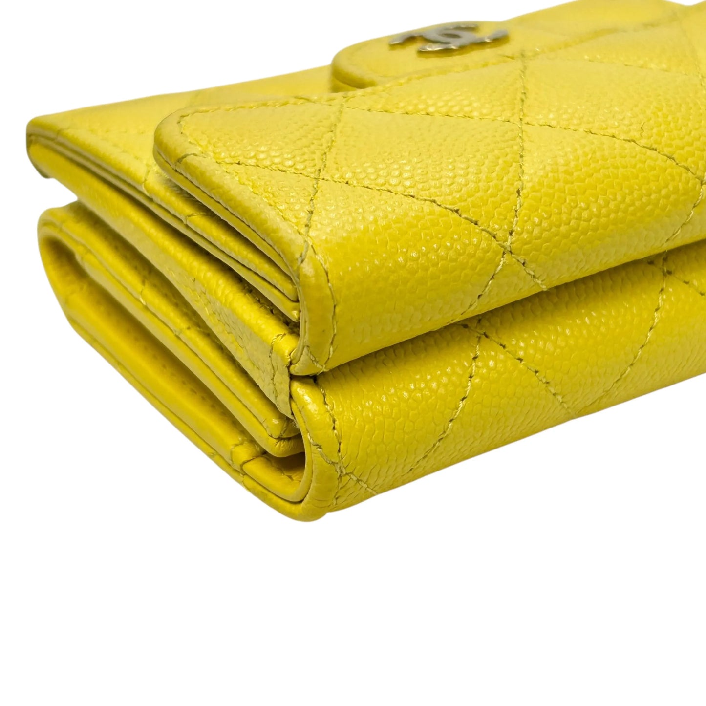 CHANEL Materasse Small Compact Wallet - Yellow