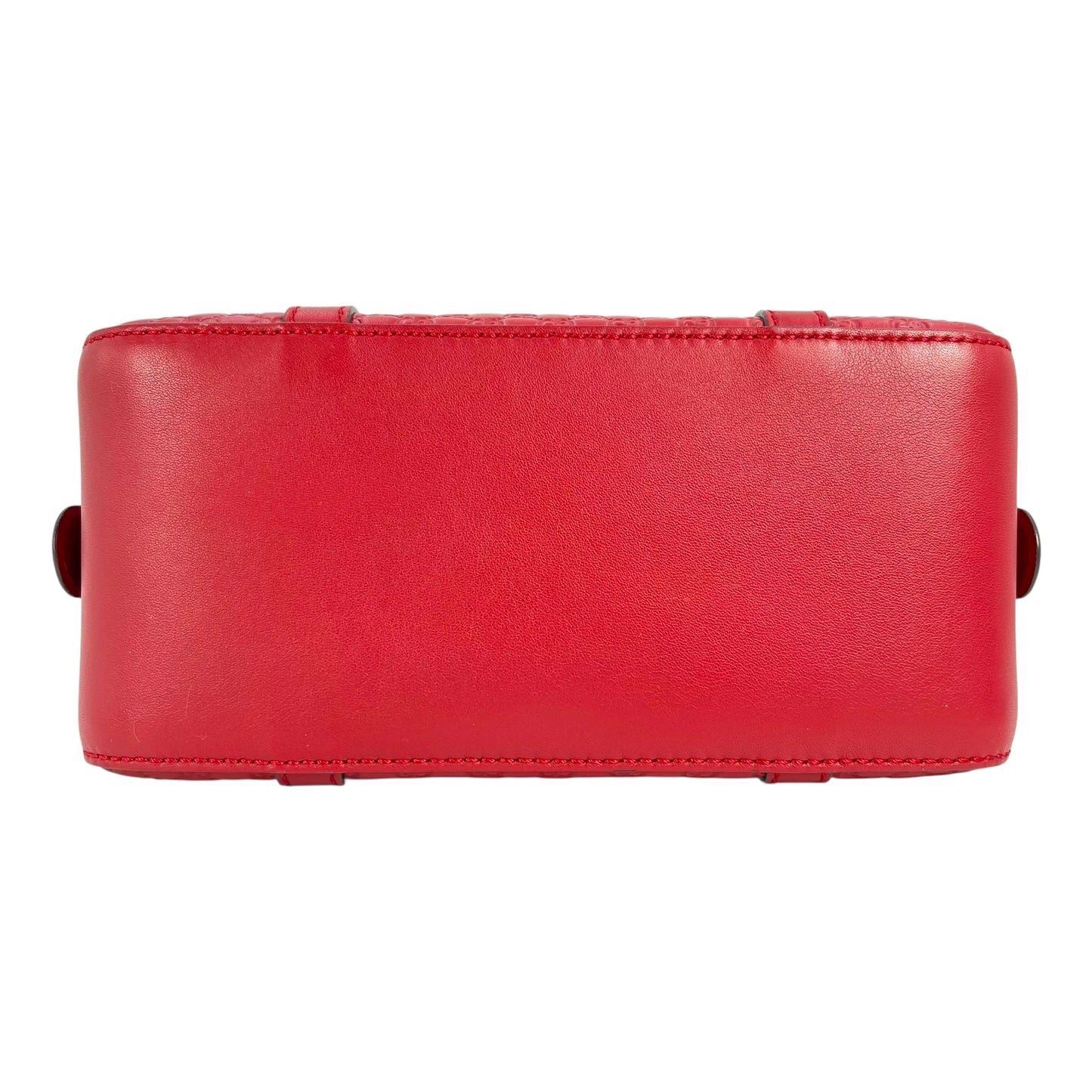 GUCCI Micro Guccissima Hand Bag - Red