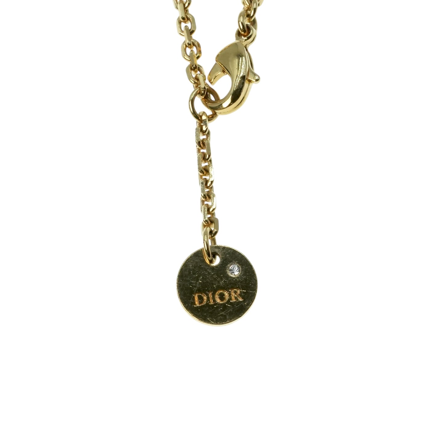 Dior Petit CD Double Bracelet Star Rhinestone - Gold Plated