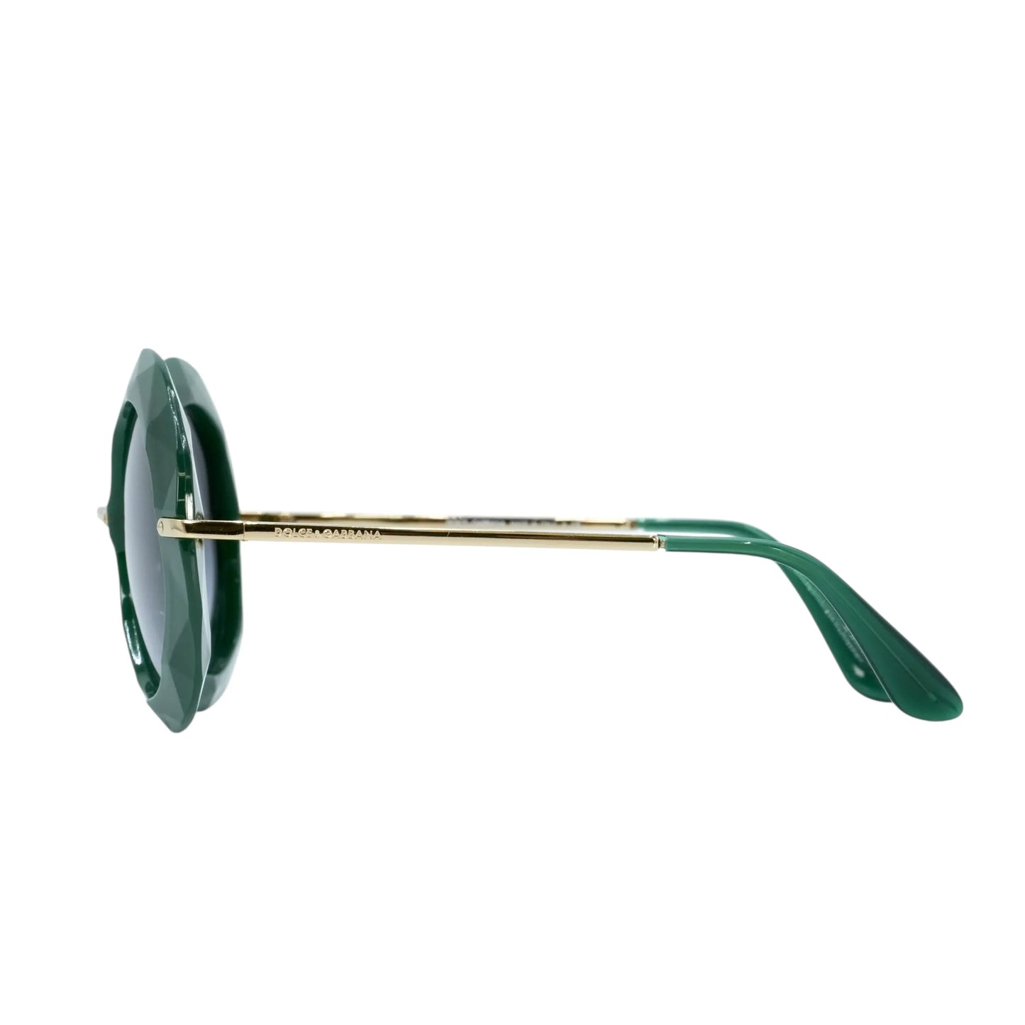 DOLCE&GABBANA Round Sunglasses - Green - 33964