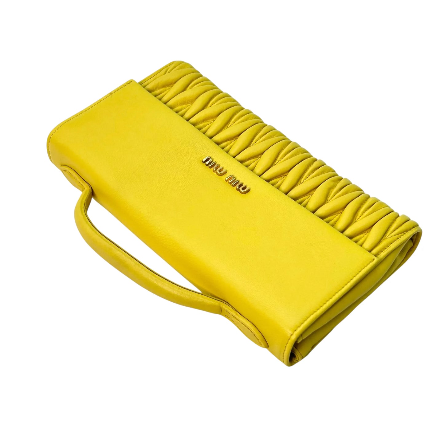 MIUMIU Materasse Long Wallet - Yellow