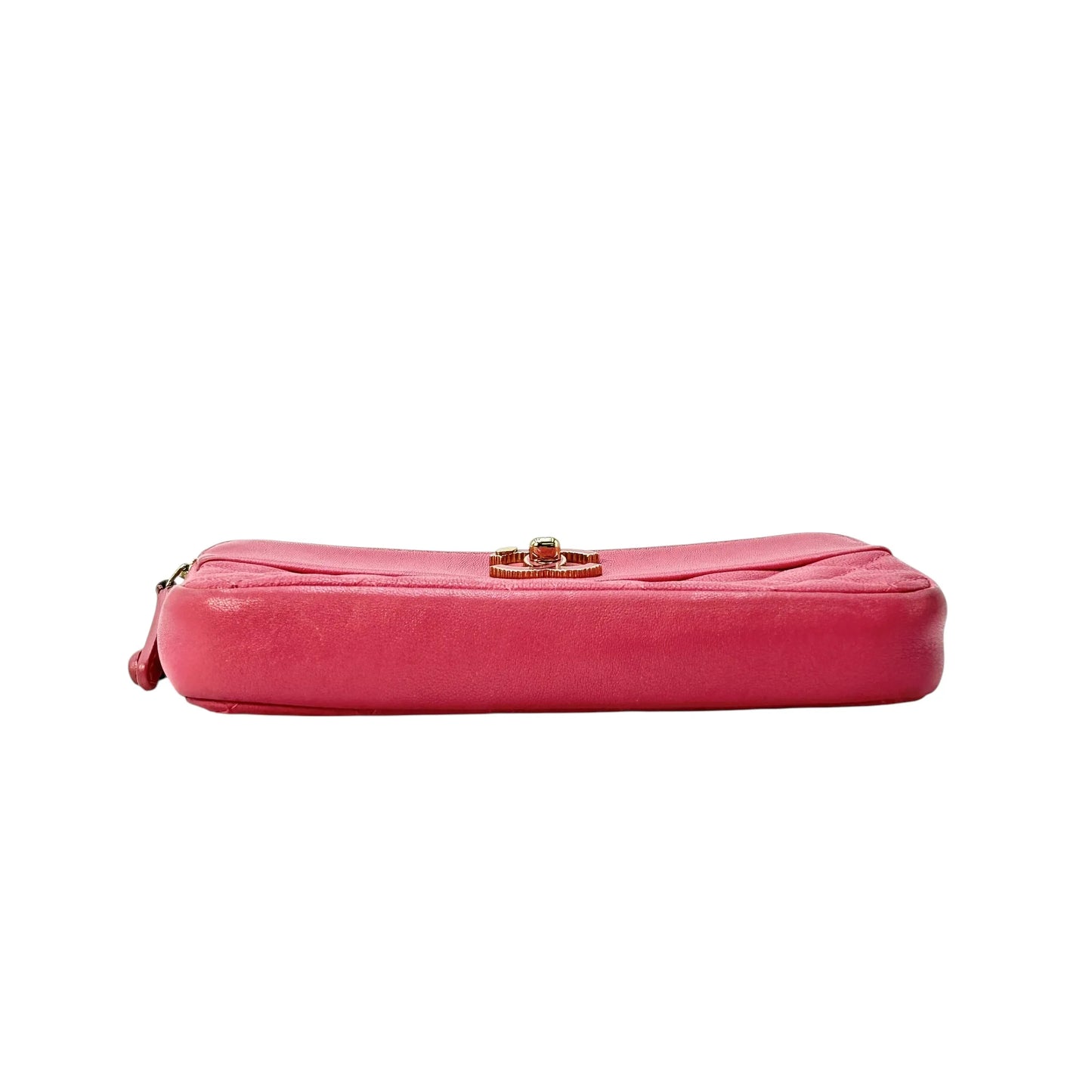 CHANEL Materasse Caviarskin Chain Wallet - Pink - 31343
