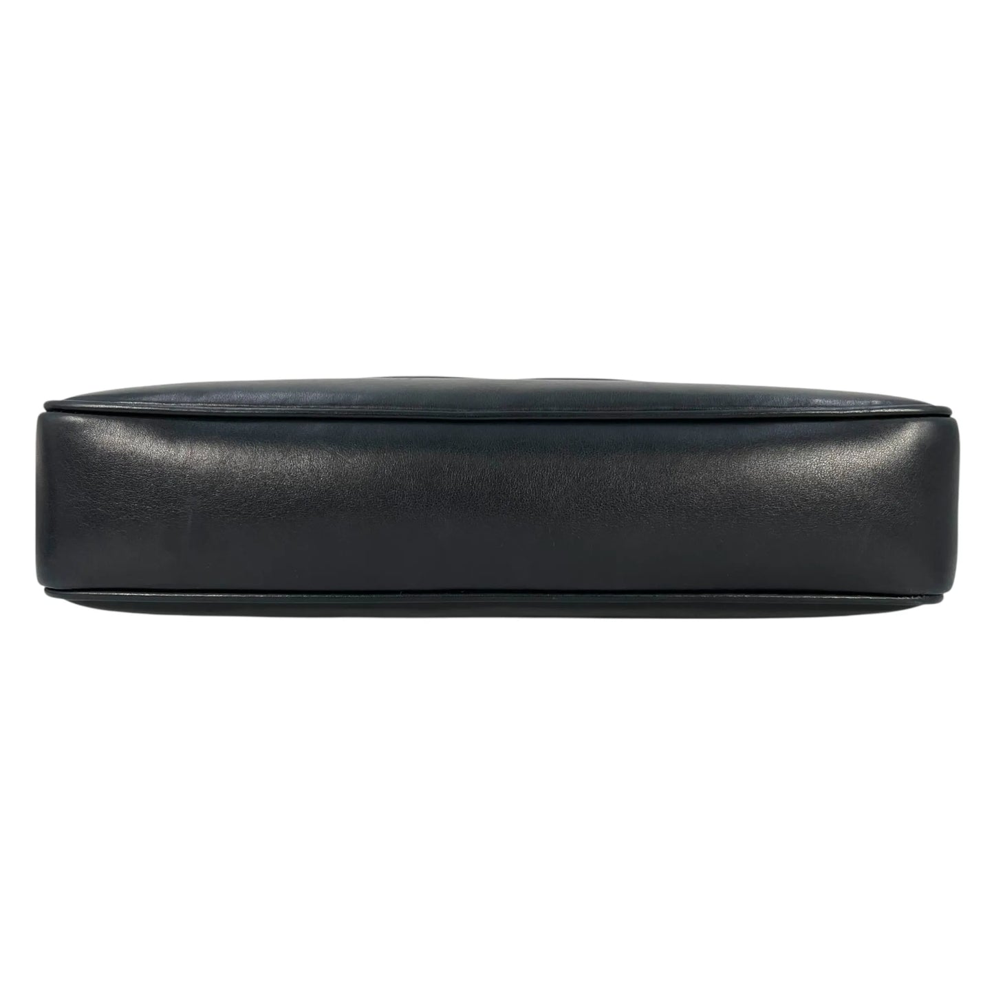 CHANEL CC Logo Lambskin Chain Shoulder Bag - Black
