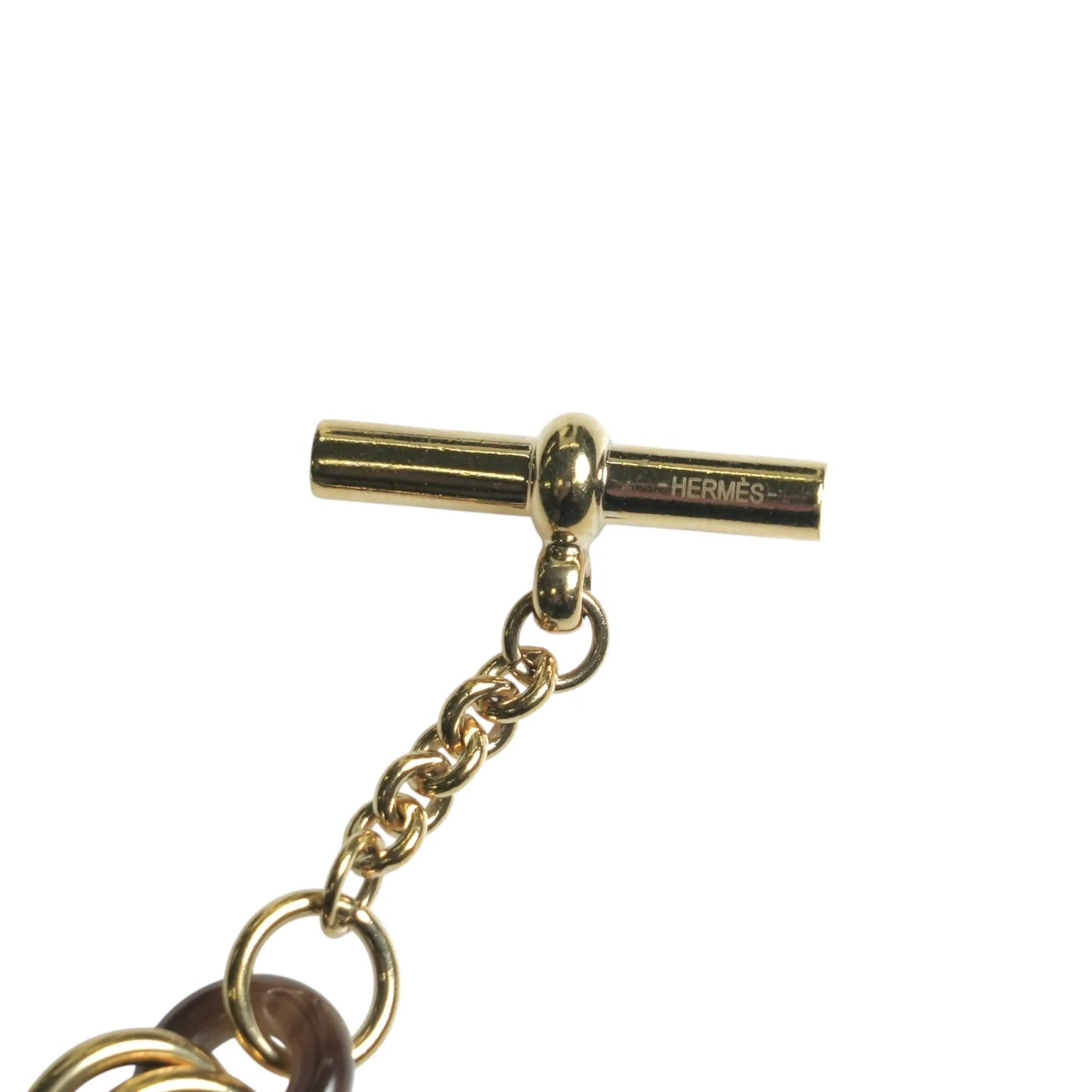 Hermès Eurydice Buffalo Horn Bracelet T2 - Gold Plated