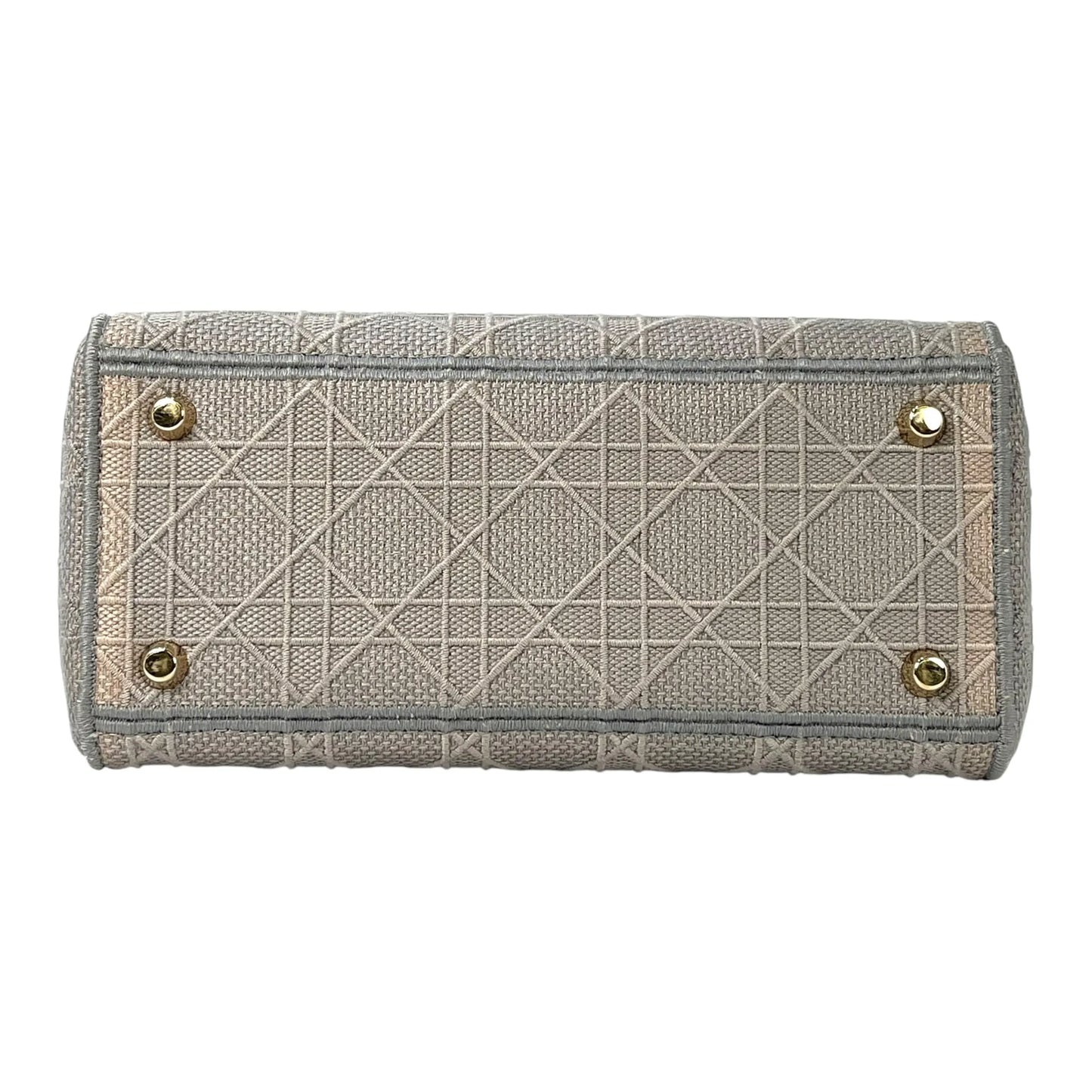 Christian Dior Lady Dior D Lite Hand Bag Shoulder Bag - Gray