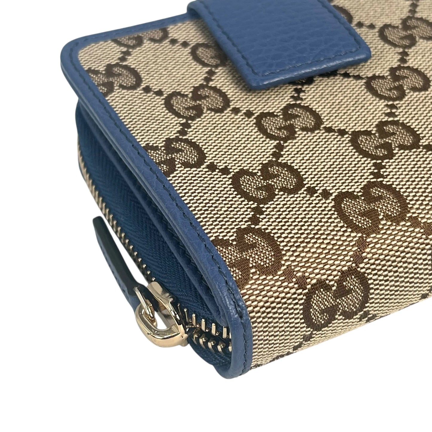 GUCCI GG Canvas Compact Wallet - Brown