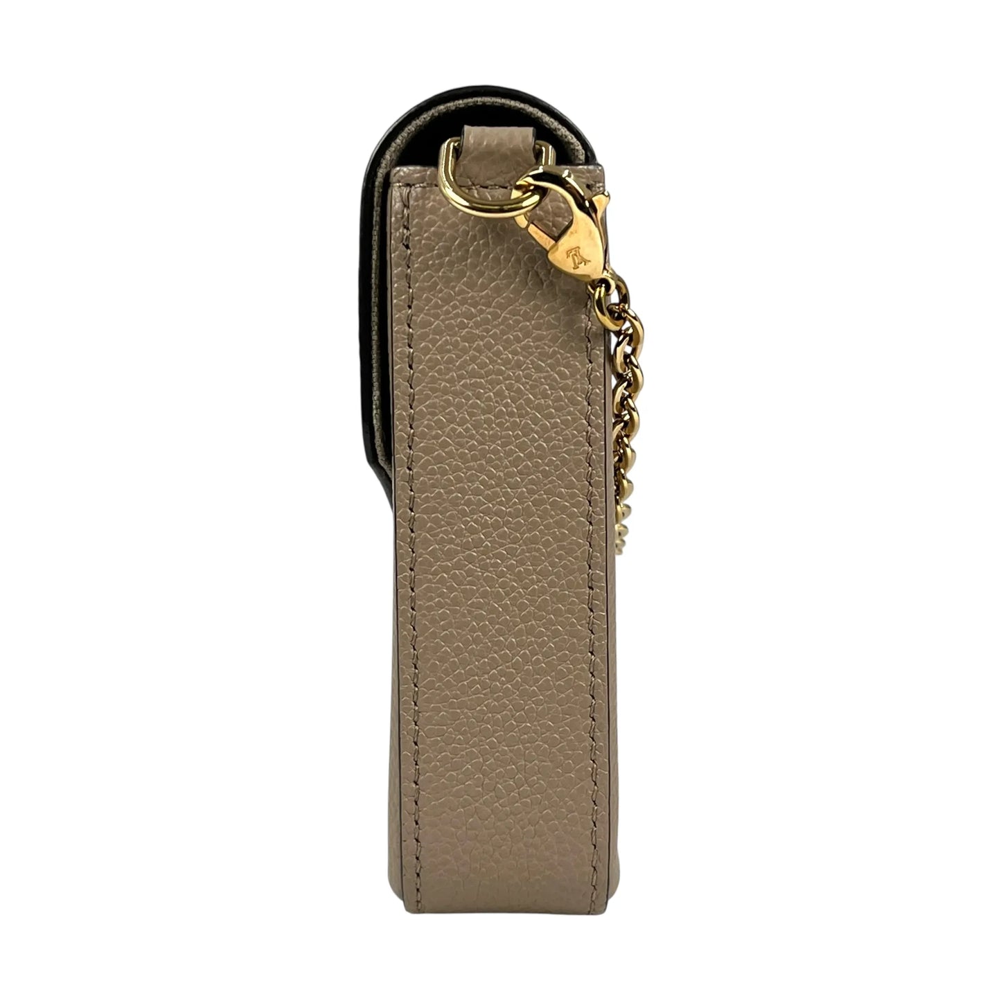 LOUIS VUITTON Pochette Felicie Monogram Empreinte Chain Wallet - Beige