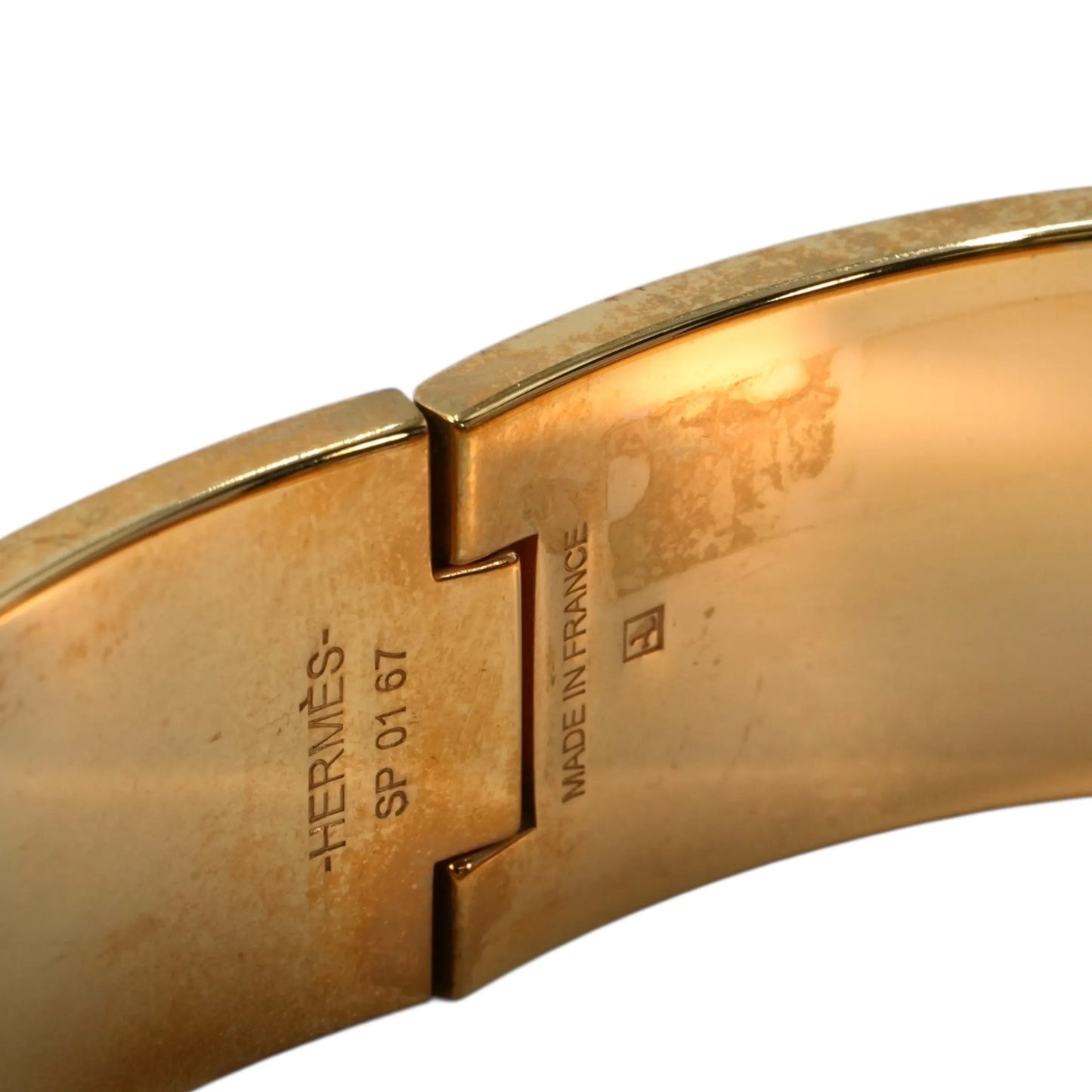 HERMES Clic Clac H Bracelet - Yellow Gold