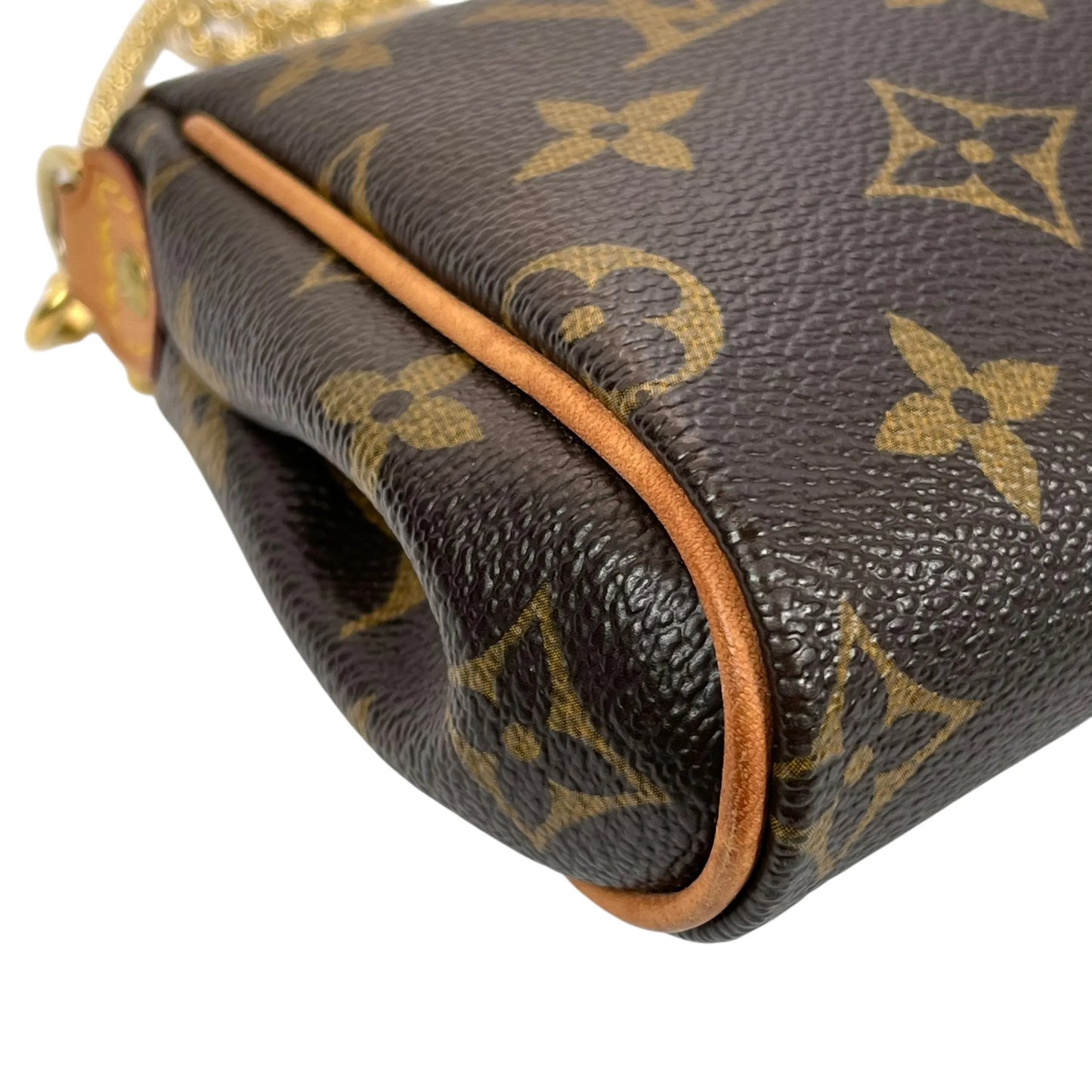 LOUIS VUITTON Eva Clutch Monogram Canvas Shoulder Bag - Brown