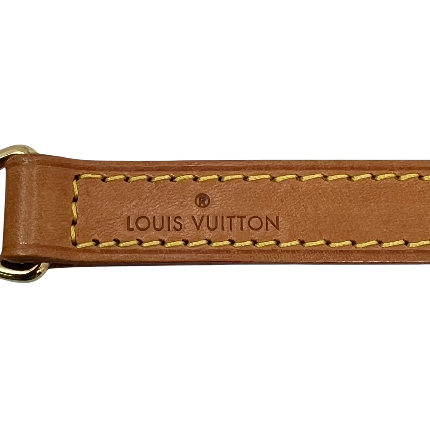 Louis Vuitton Brown Cowhide Leather Strap