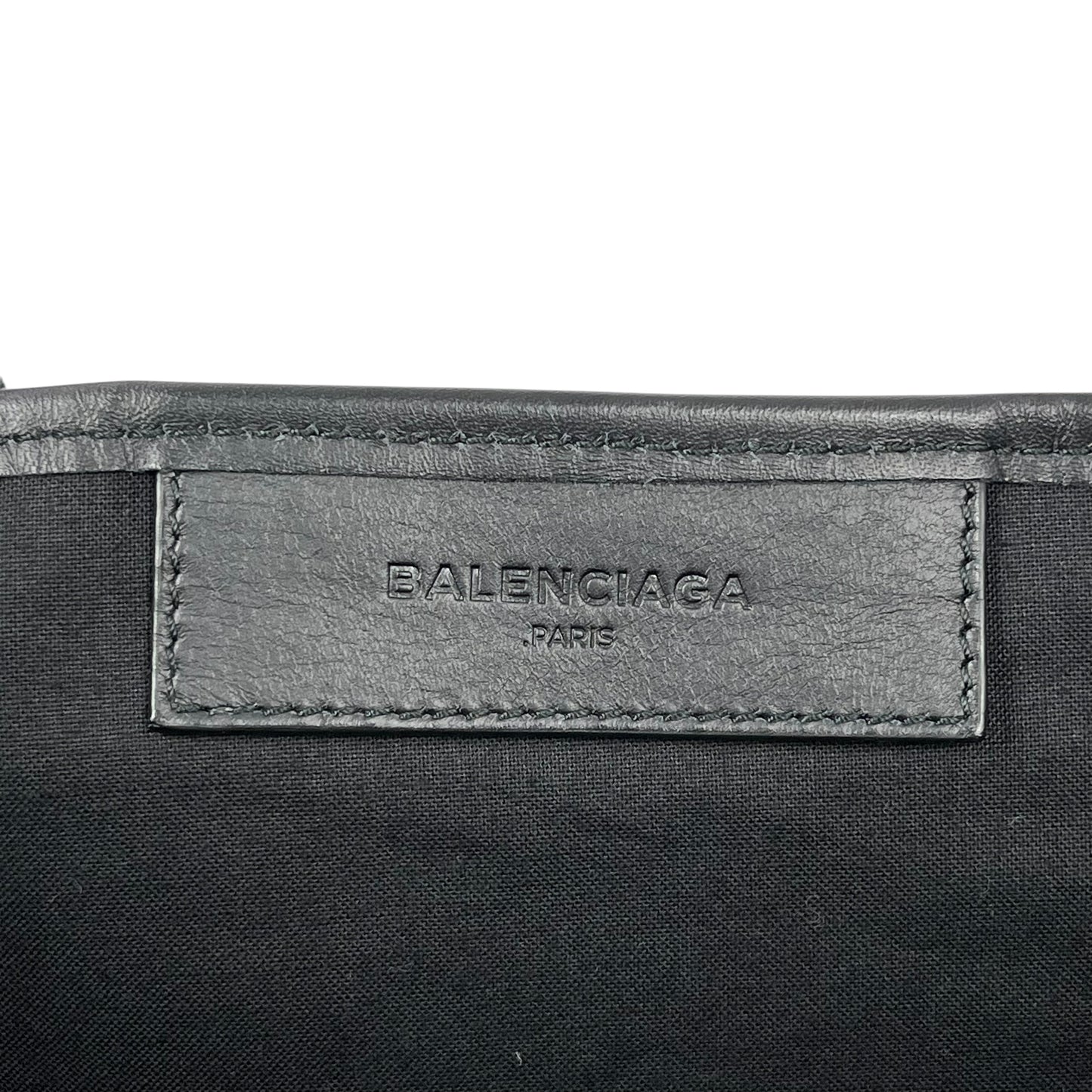 BALENCIAGA Stripe Navy Cabas