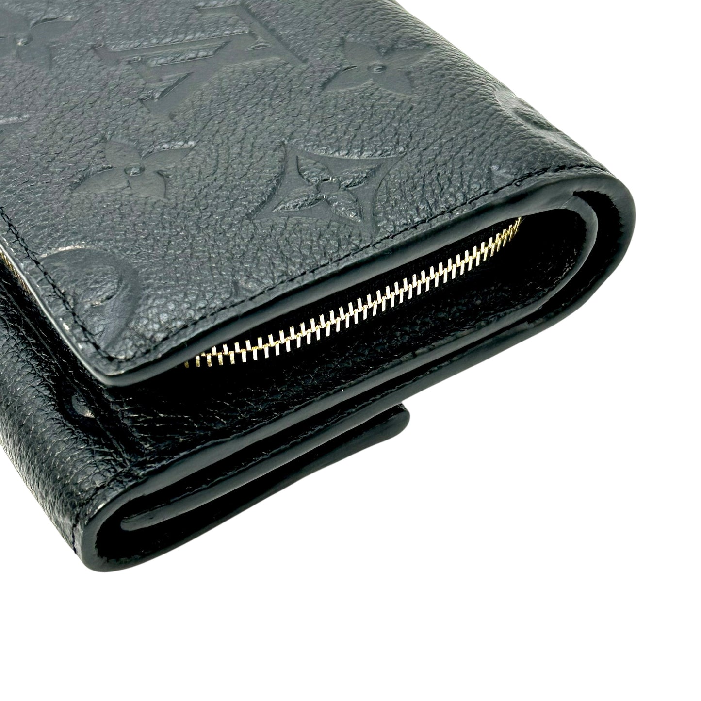 Louis Vuitton Monogram Empreinte Portefeuille Metis Conpact Wallet - Noir
