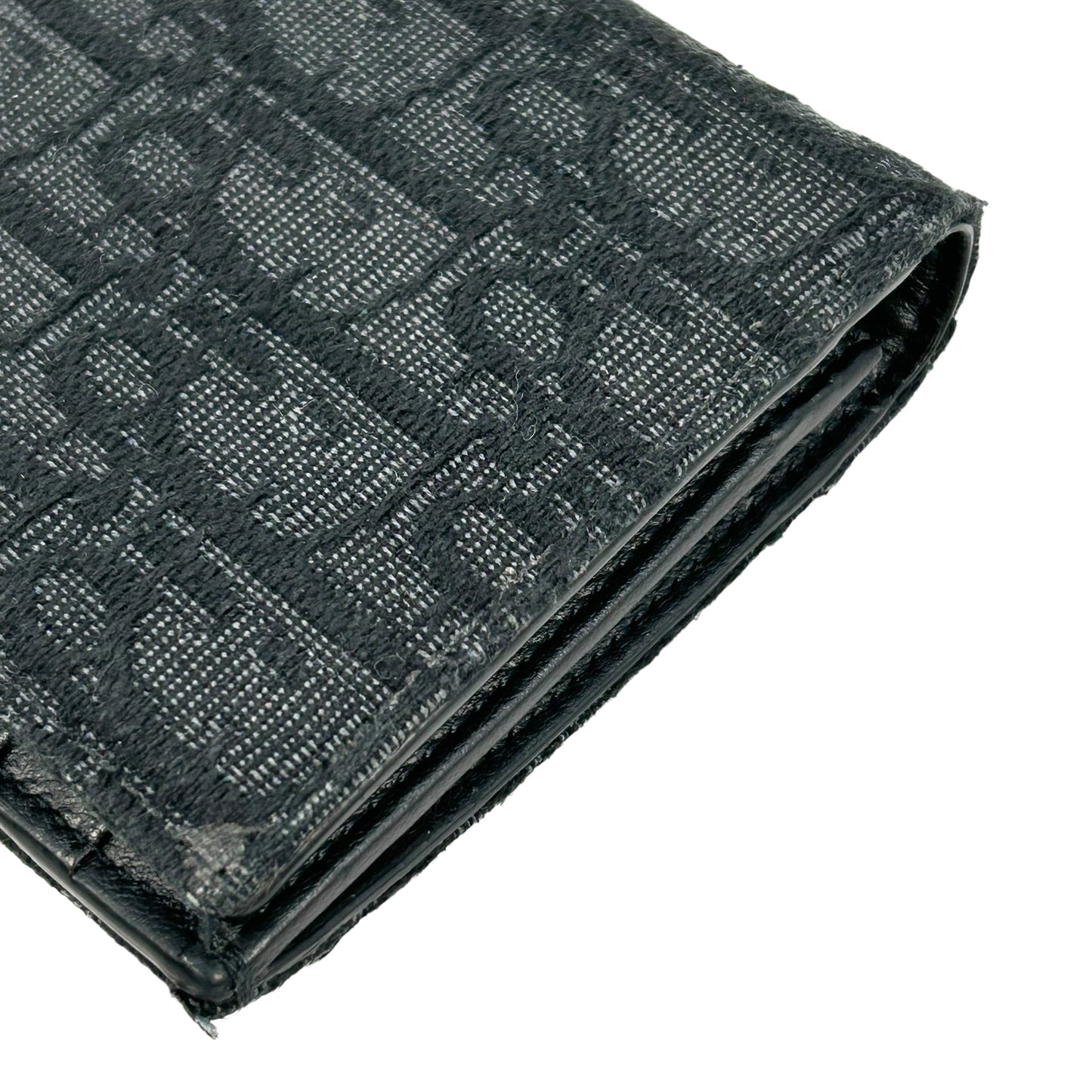 Dior Oblique Vertical Long Wallet - Black