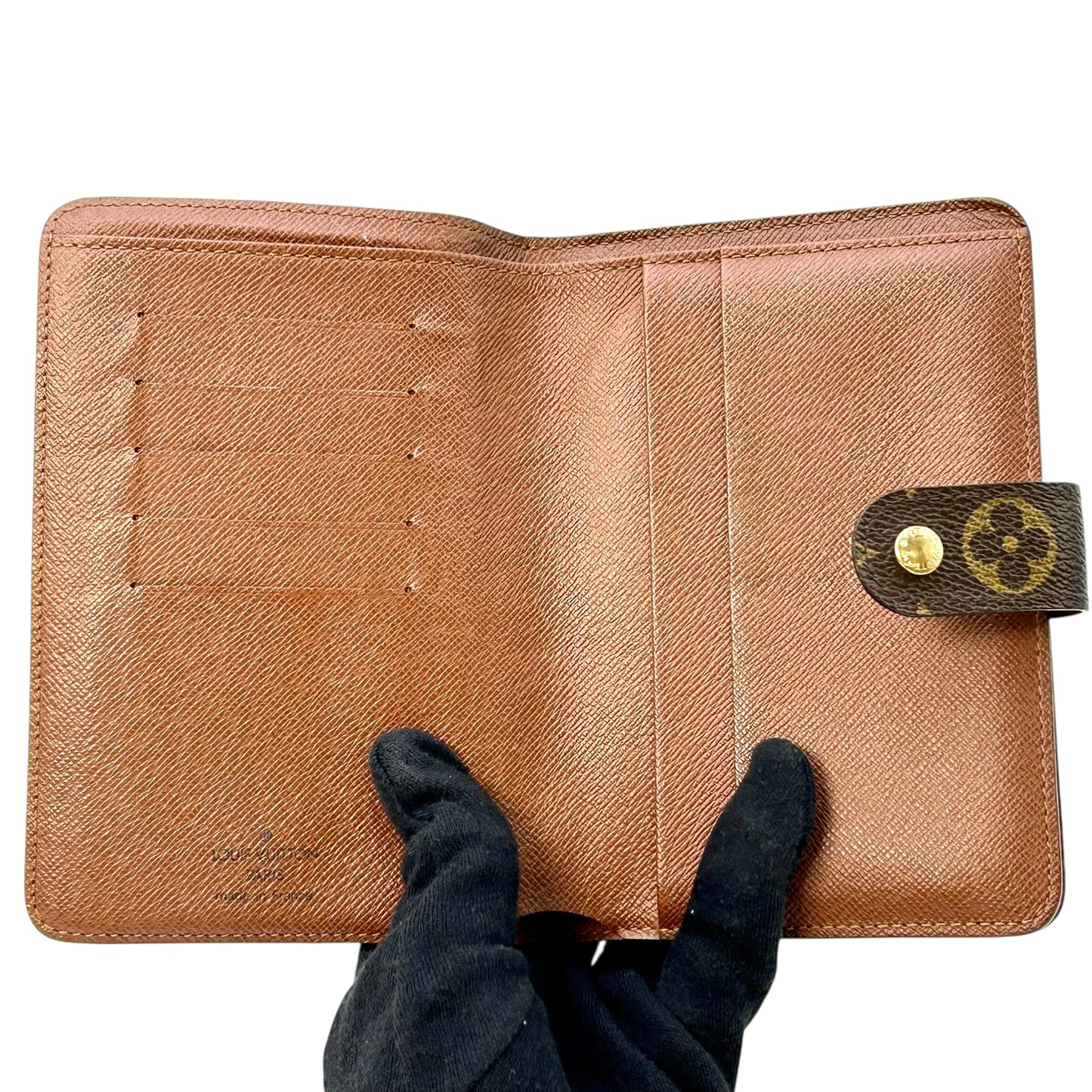 Louis Vuitton Monogram Portefeuille Porte-Papier Zip Compact Wallet - Brown - 32441