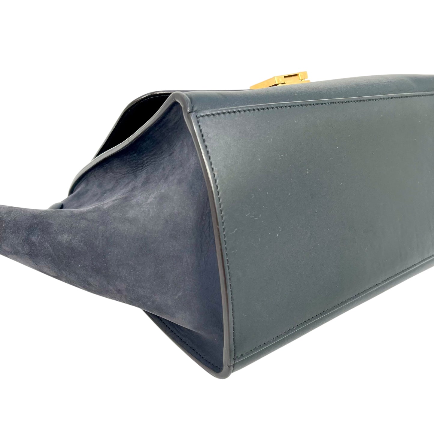 CELINE Trapeze Hand Bag - Navy Blue