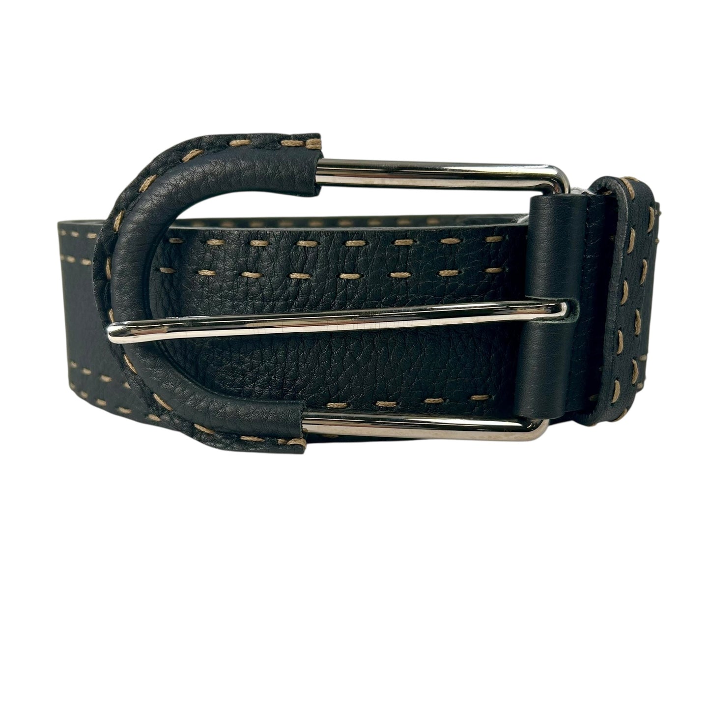 FENDI Leather Stitch Belt