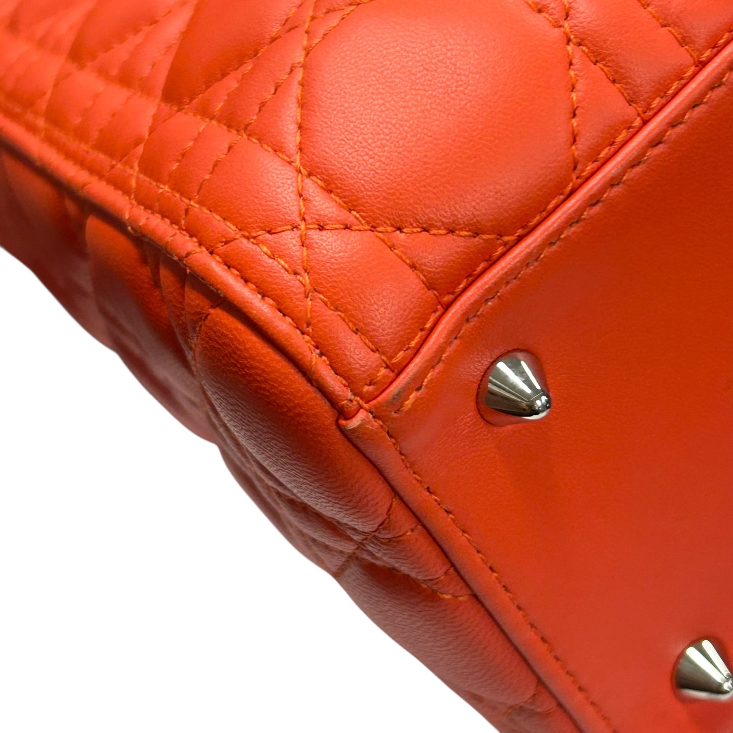 Dior Lady Dior 2way Bag - Orange