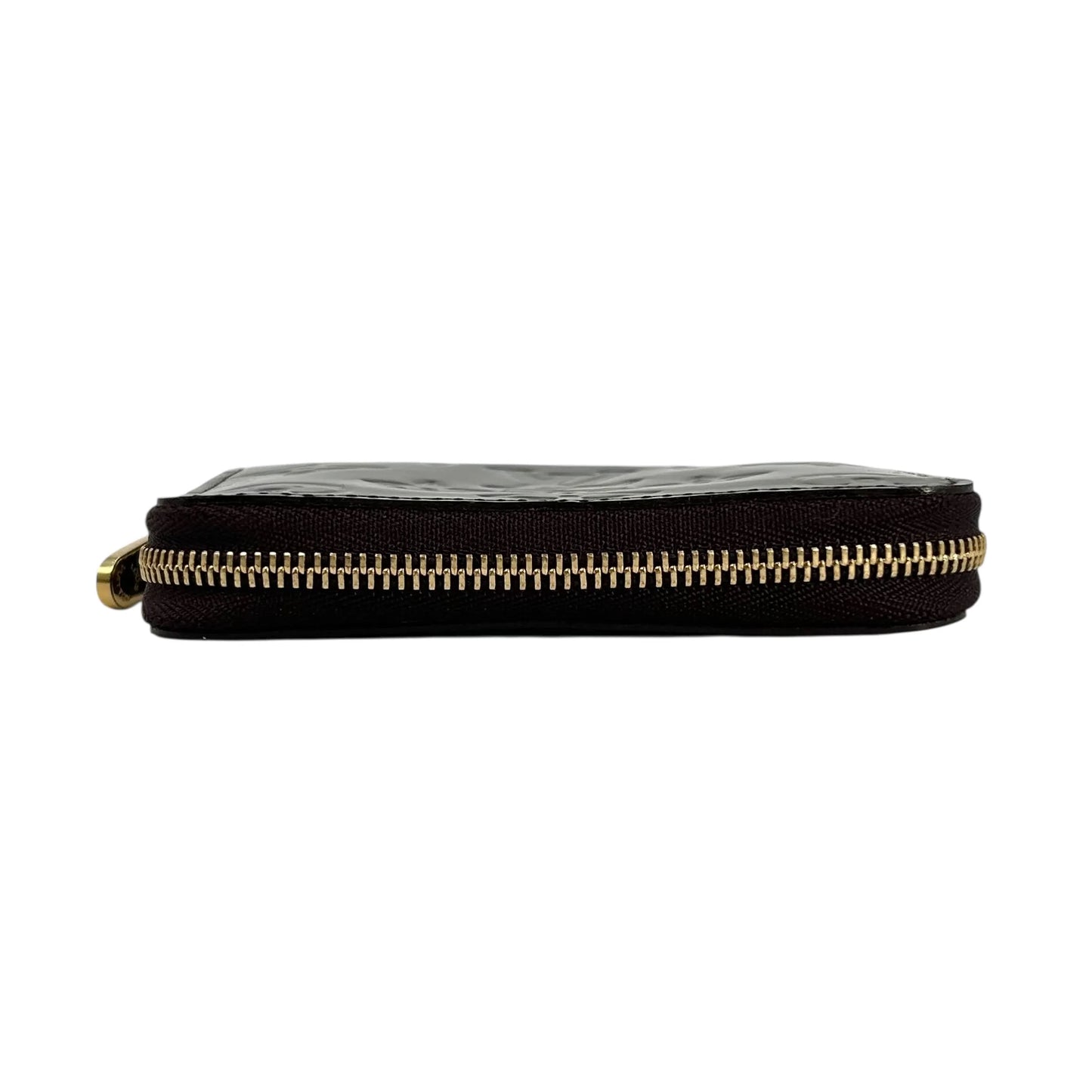 Louis Vuitton Vernis Zippy Card Case Compact Wallet - Darkbrown
