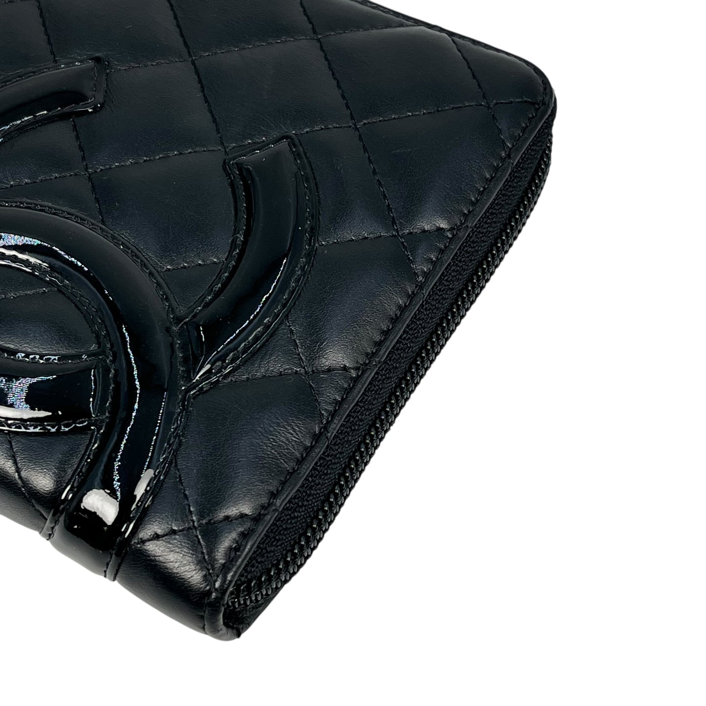 CHANEL CambonLine Long Wallet - Black