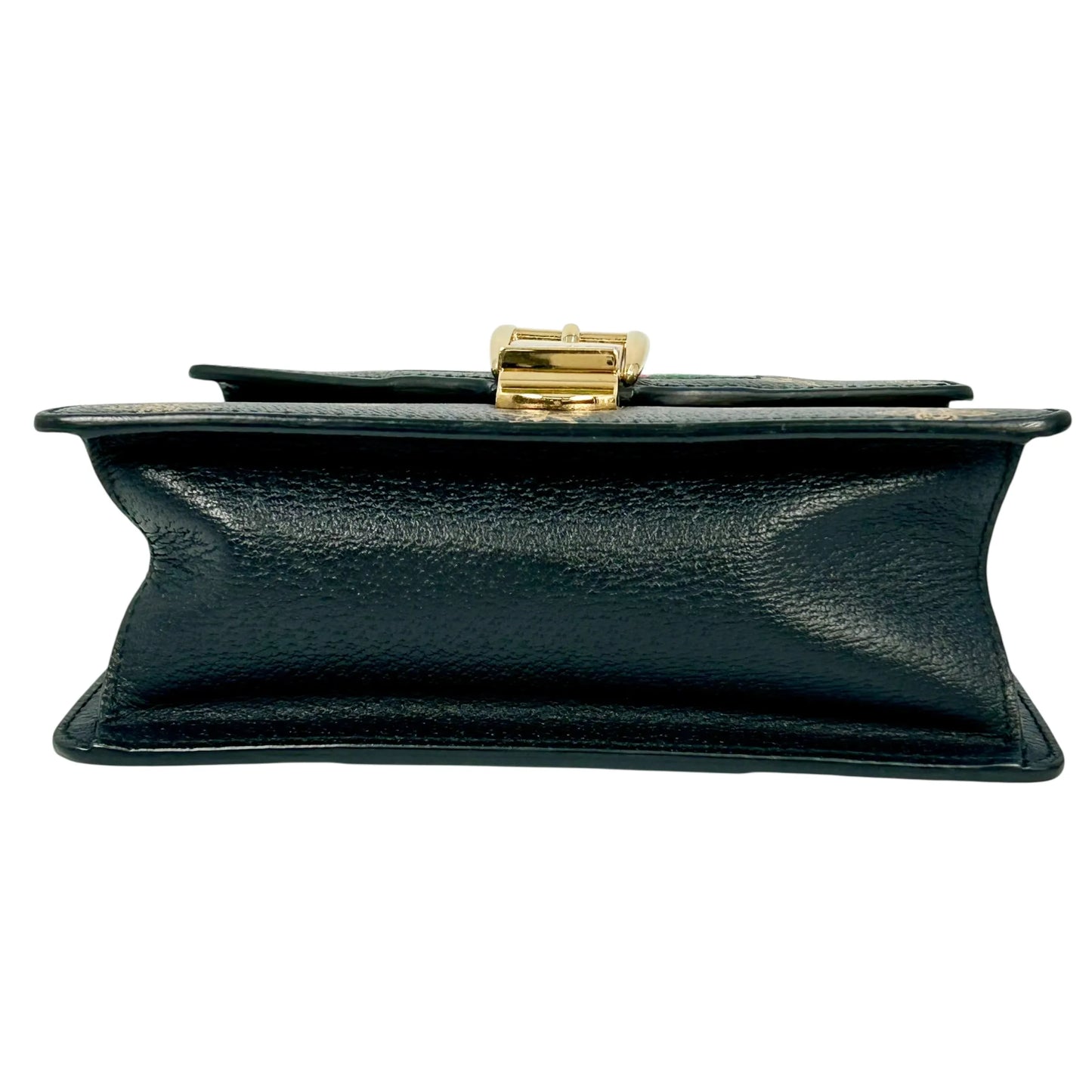 GUCCI Sylvie Web Line Hand Bag - Black