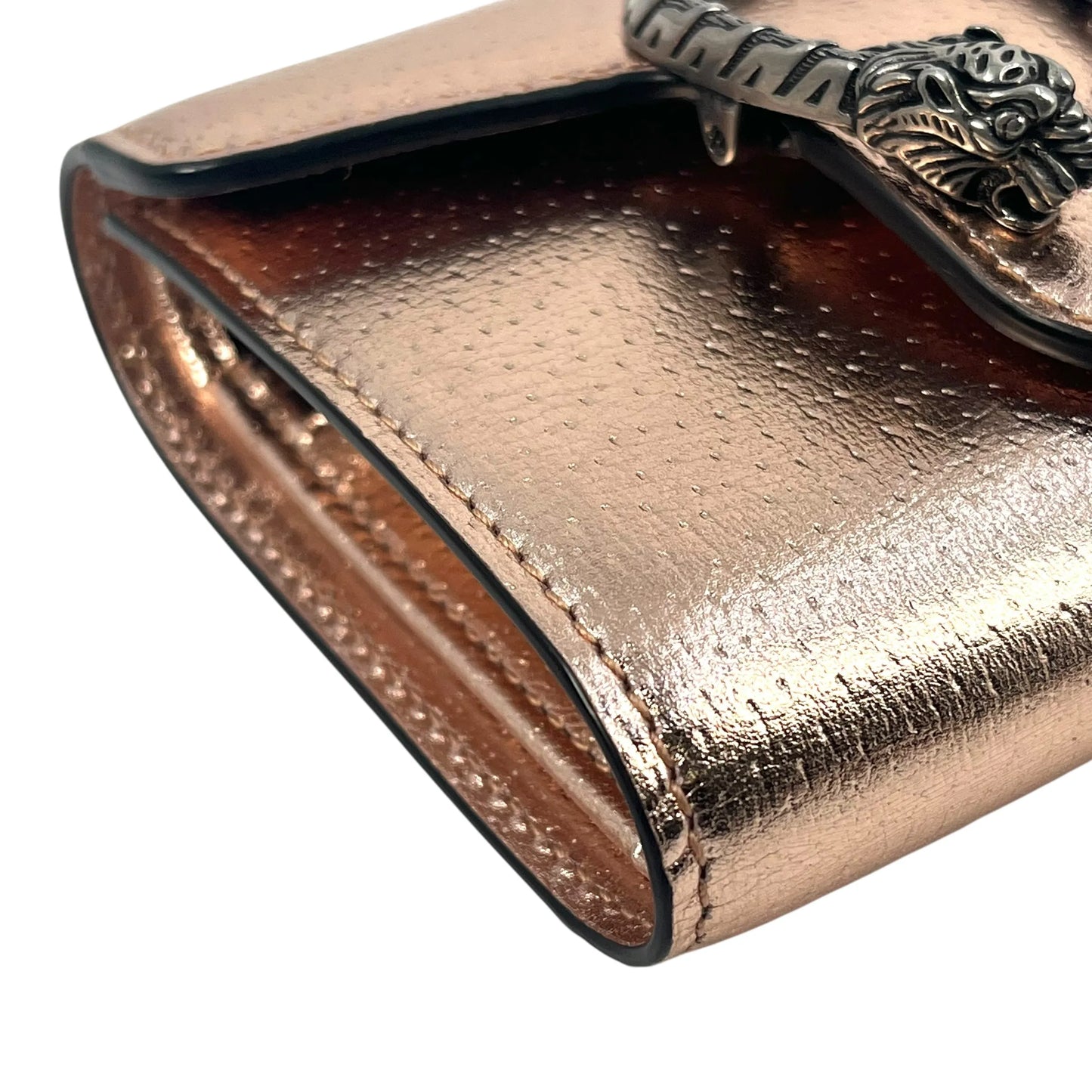 GUCCI Dionysus Compact Wallet - Pink Gold