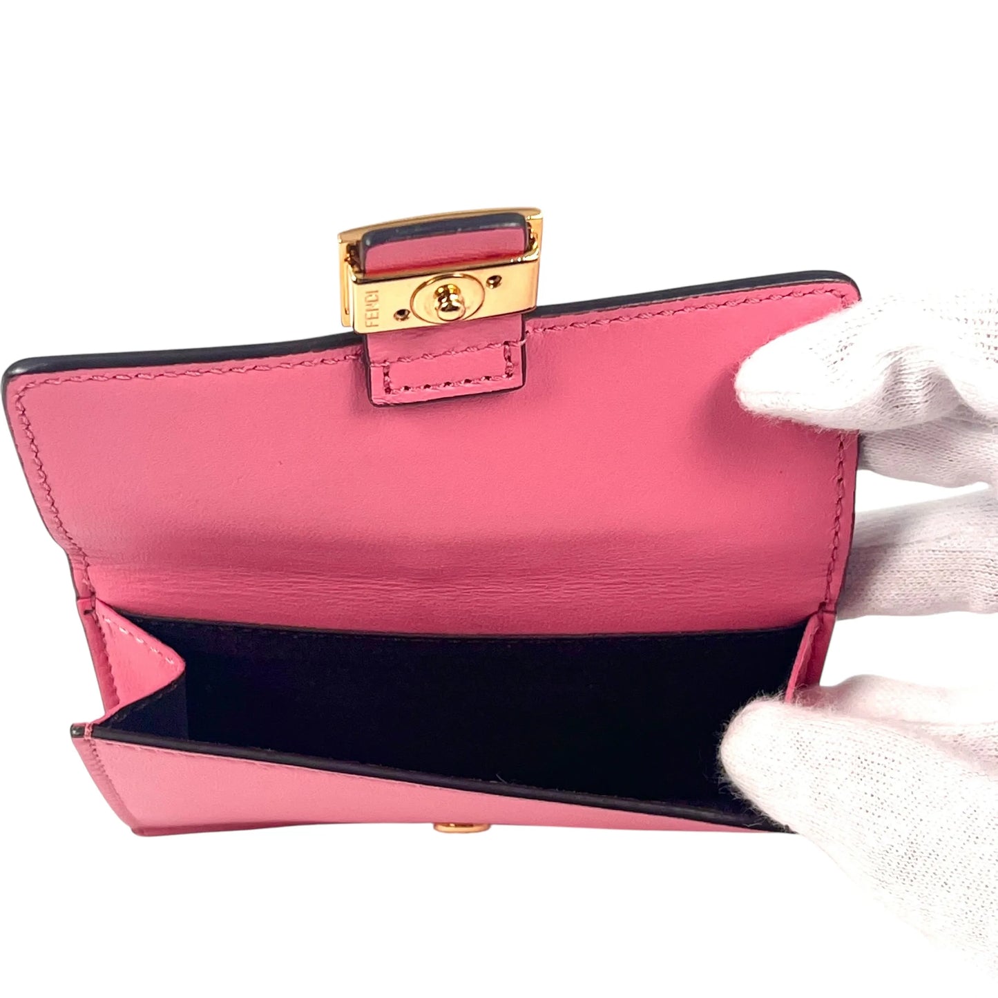 FENDI Card Case Wallet - Pink