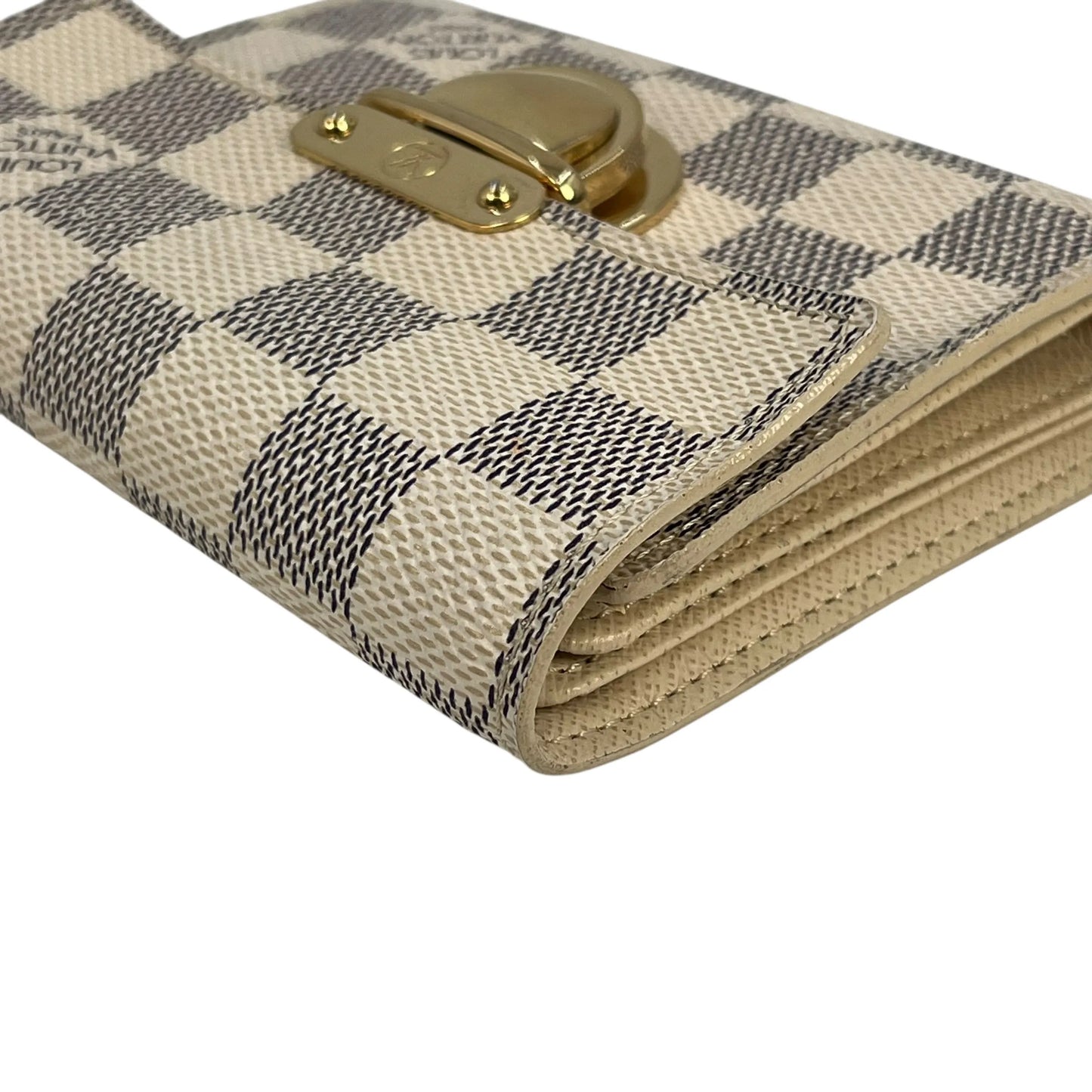 Louis Vuitton Damier Portefeuille Koala Compact Wallet - White