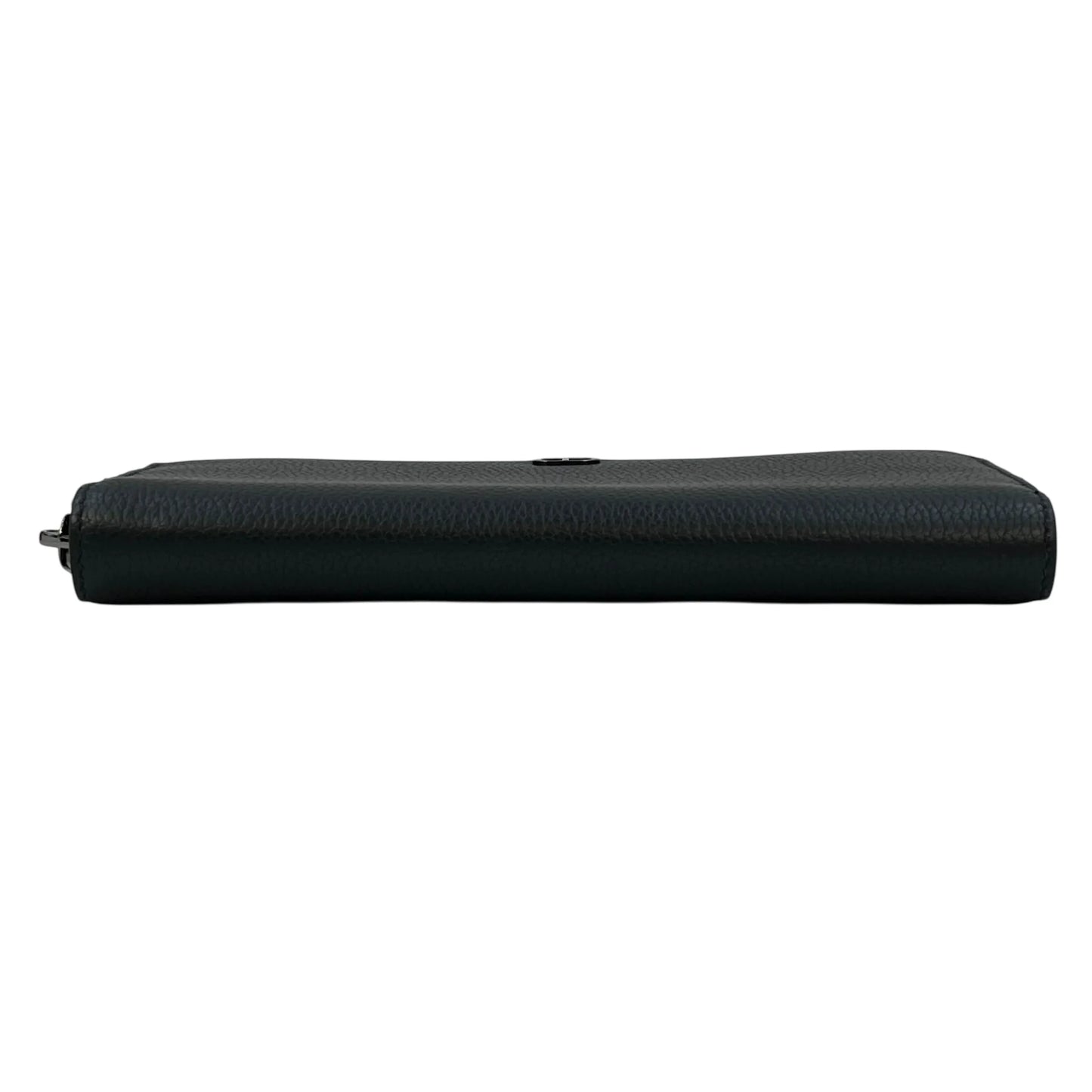 Dior CD Icon Round Zipper Long Wallet - Black