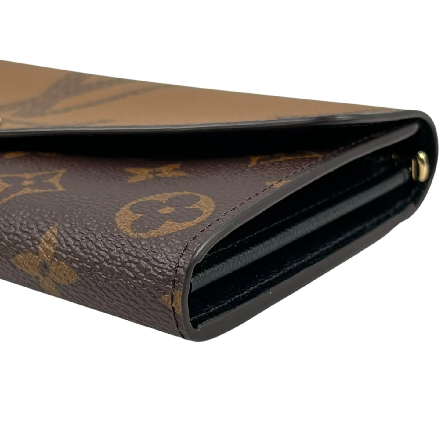 Louis Vuitton Monogram Giant Reverse Saleh Long Wallet - Brown
