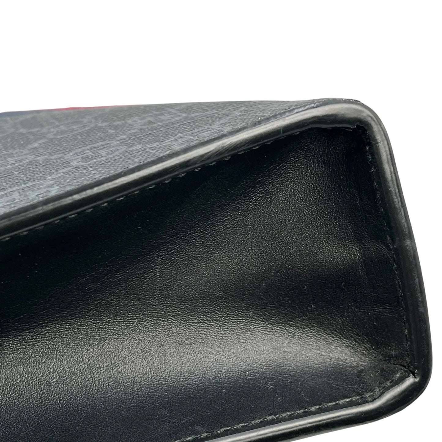GUCCI GG Supreme Web Clutch Bag - Black