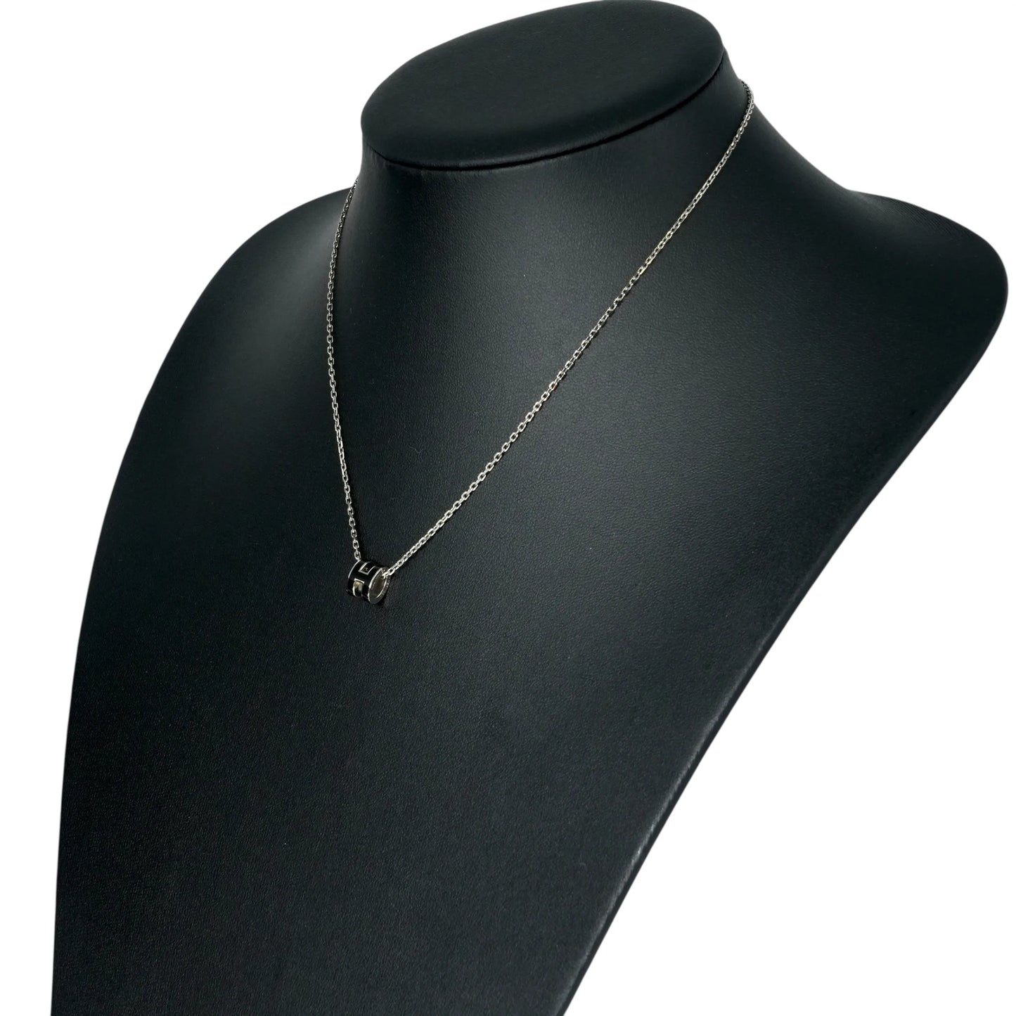 Hermès Mini Pop Ash Necklace Black