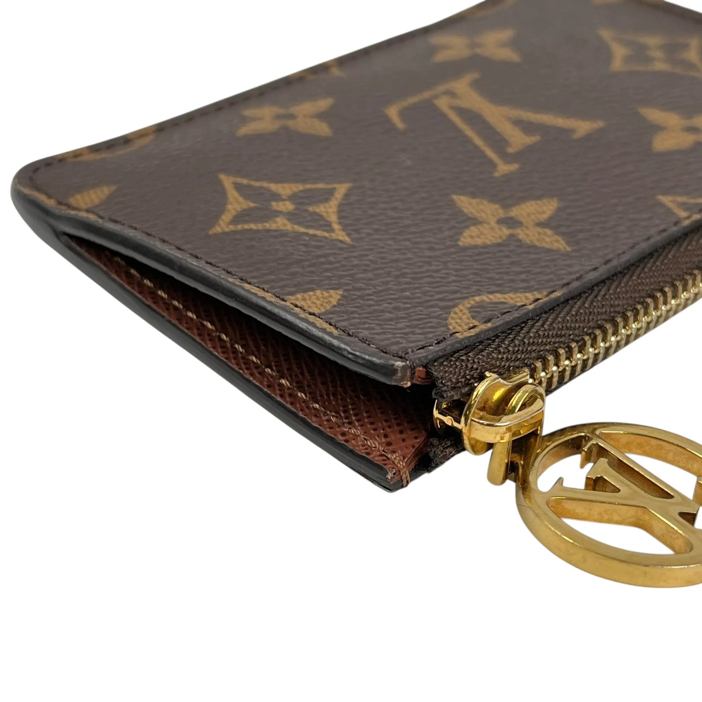 Louis Vuitton Monogram Porte Cartes Rommy Card Case - Brown