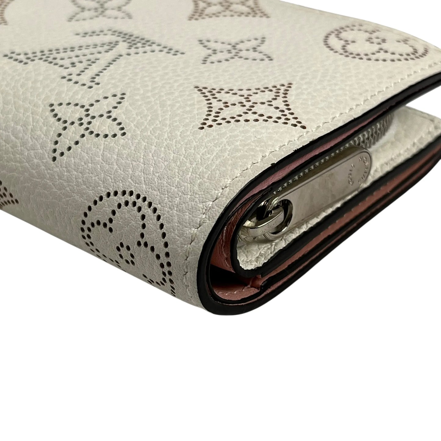 Louis Vuitton Portefeuille Clea Compact Wallet - White