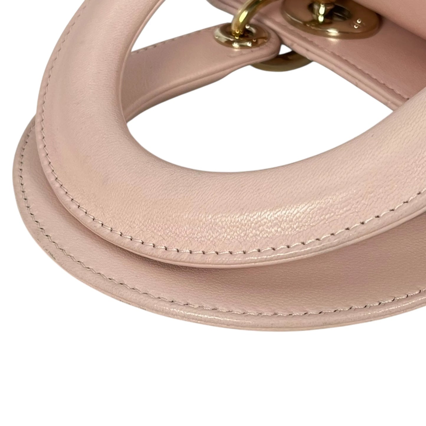 Dior Small Lady Dior My ABCDior Leather Hand Bag - Pink