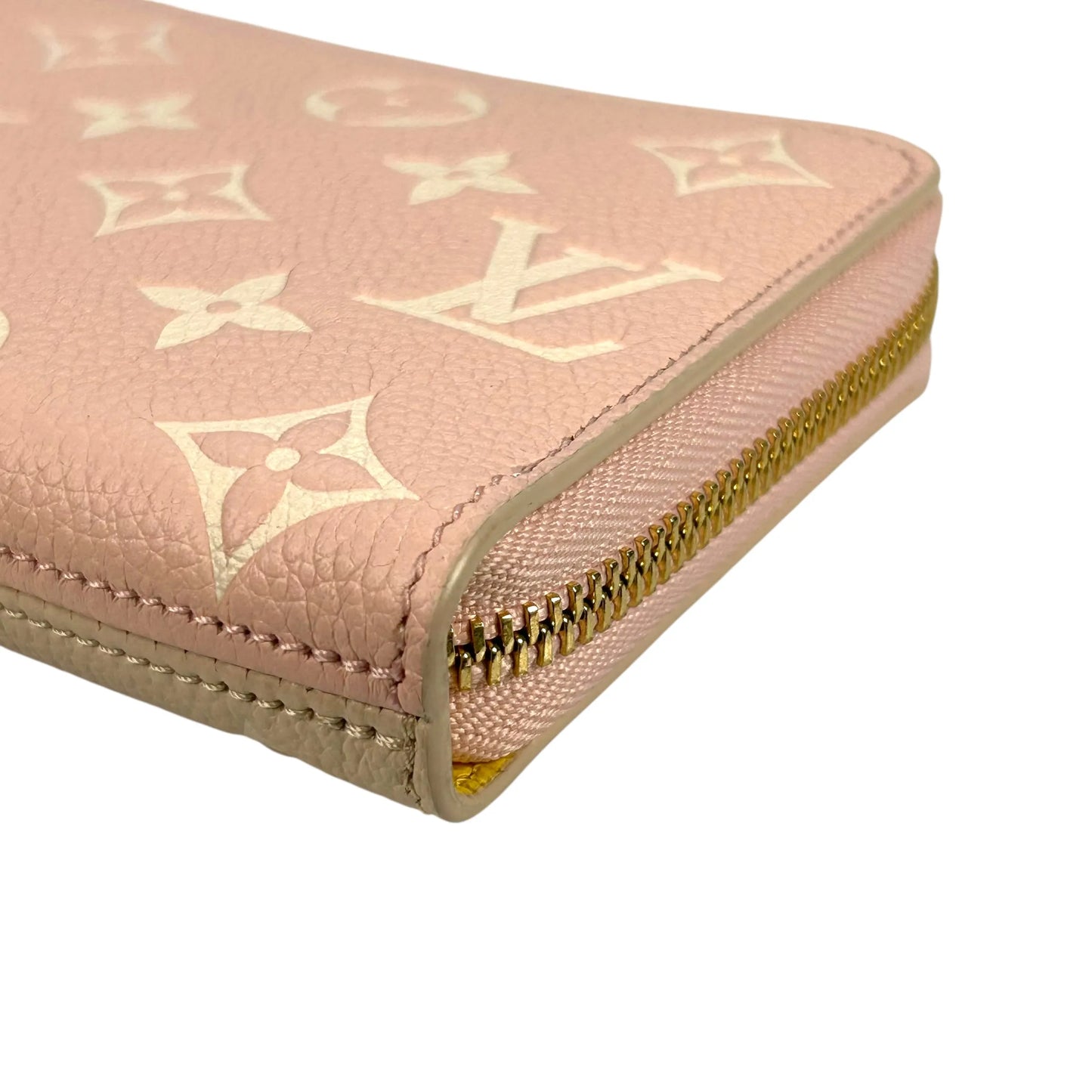 Louis Vuitton Monogram Empreinte Zippy Long Wallet - Pink