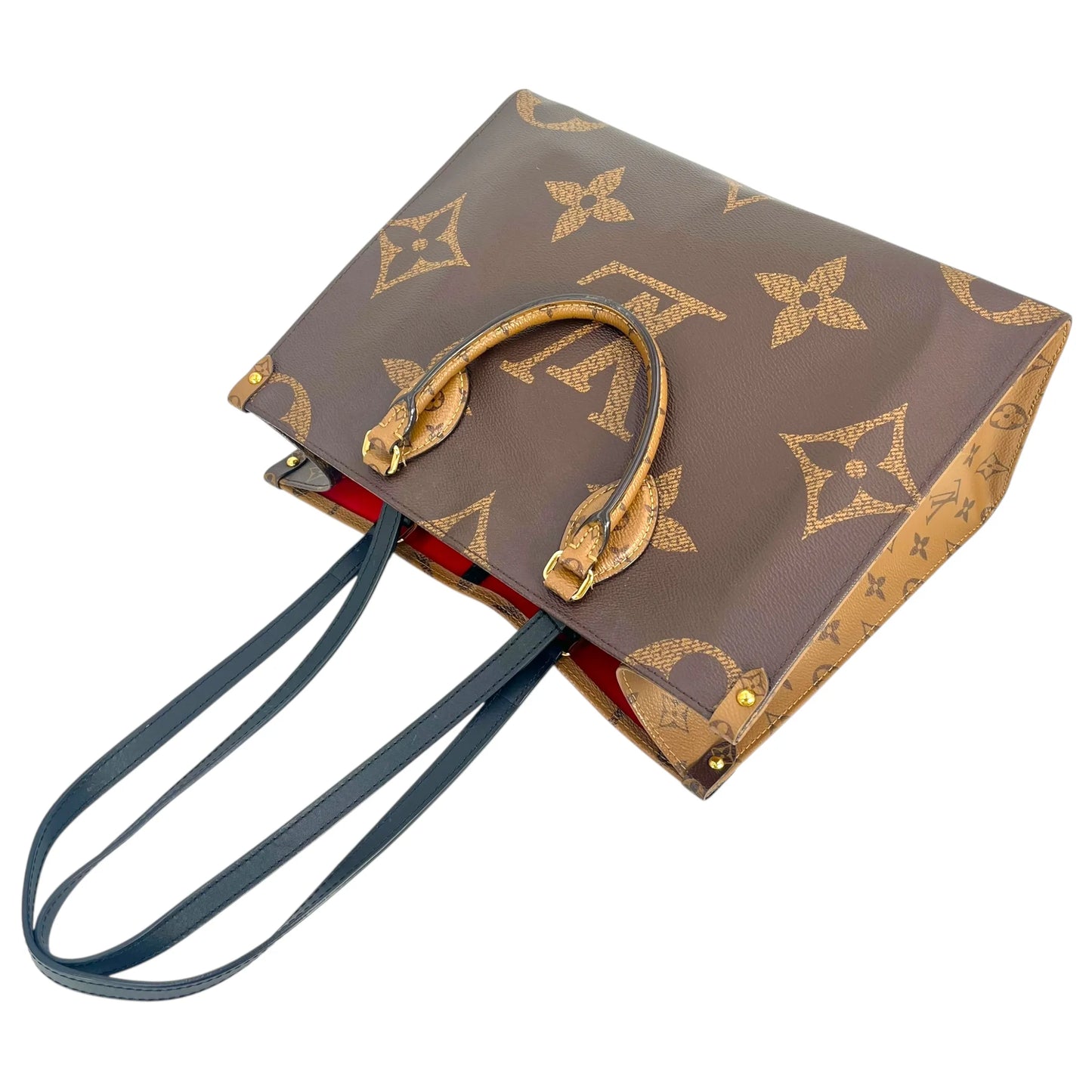 Louis Vuitton On The Go PM Hand Bag Tote Bag - Brown - 33554