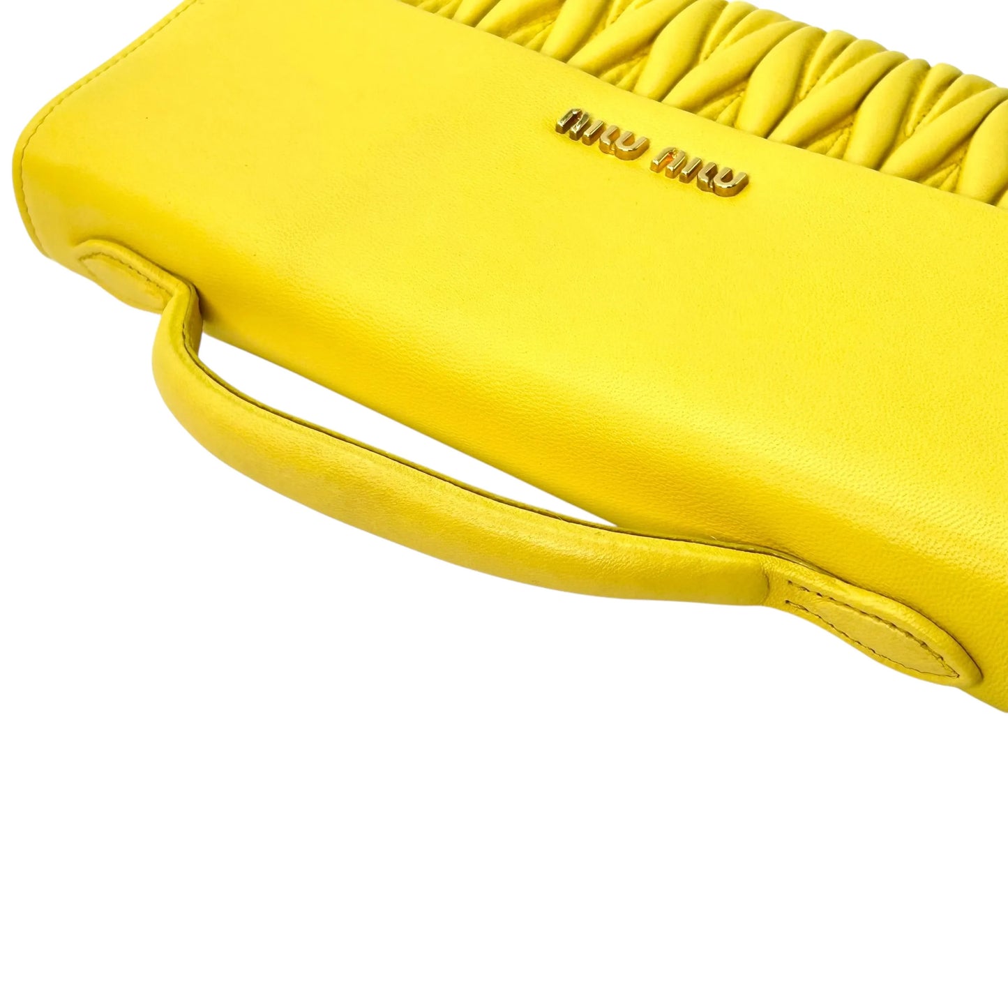 MIUMIU Materasse Long Wallet - Yellow