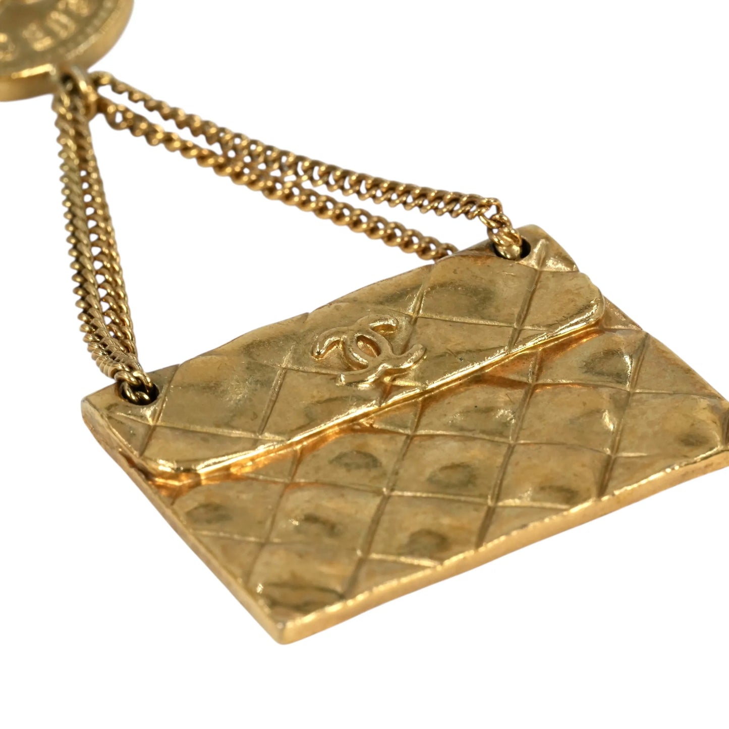 CHANEL Materasse CC Logo Brooch 29 - Gold Plated