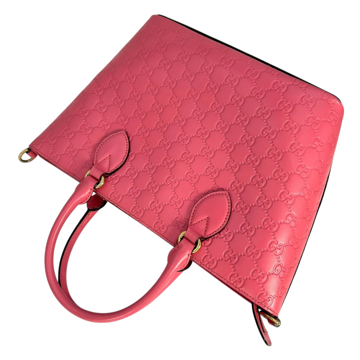 GUCCI Guccissima Leather Hand Bag Shoulder Bag - Pink